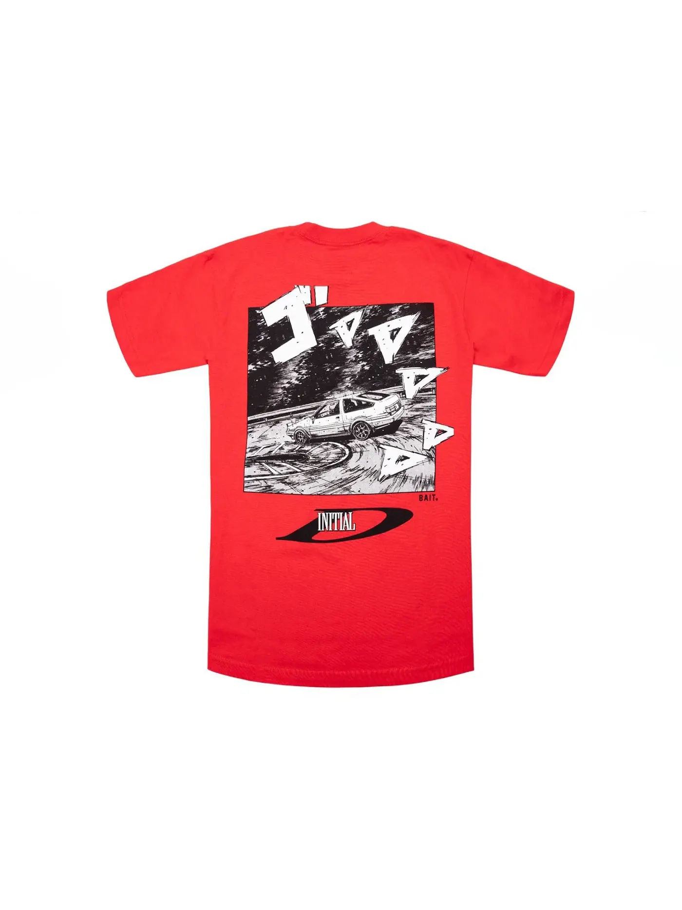 Мужская футболка с принтом BAIT x Initial D Drift Design Tee — изображение 1 из 2, красный