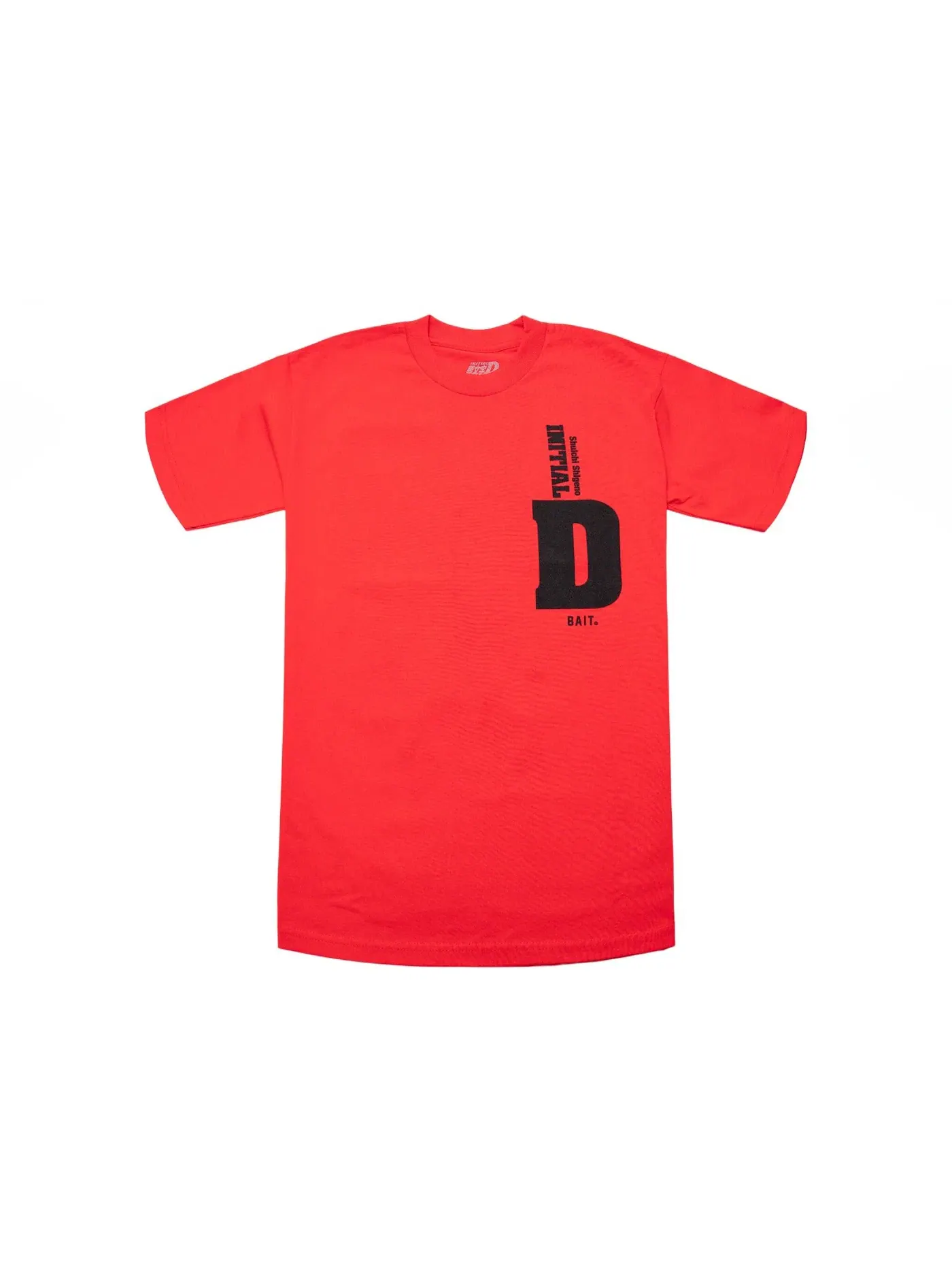 Мужская футболка с принтом BAIT x Initial D Drift Design Tee — изображение 2 из 2, красный