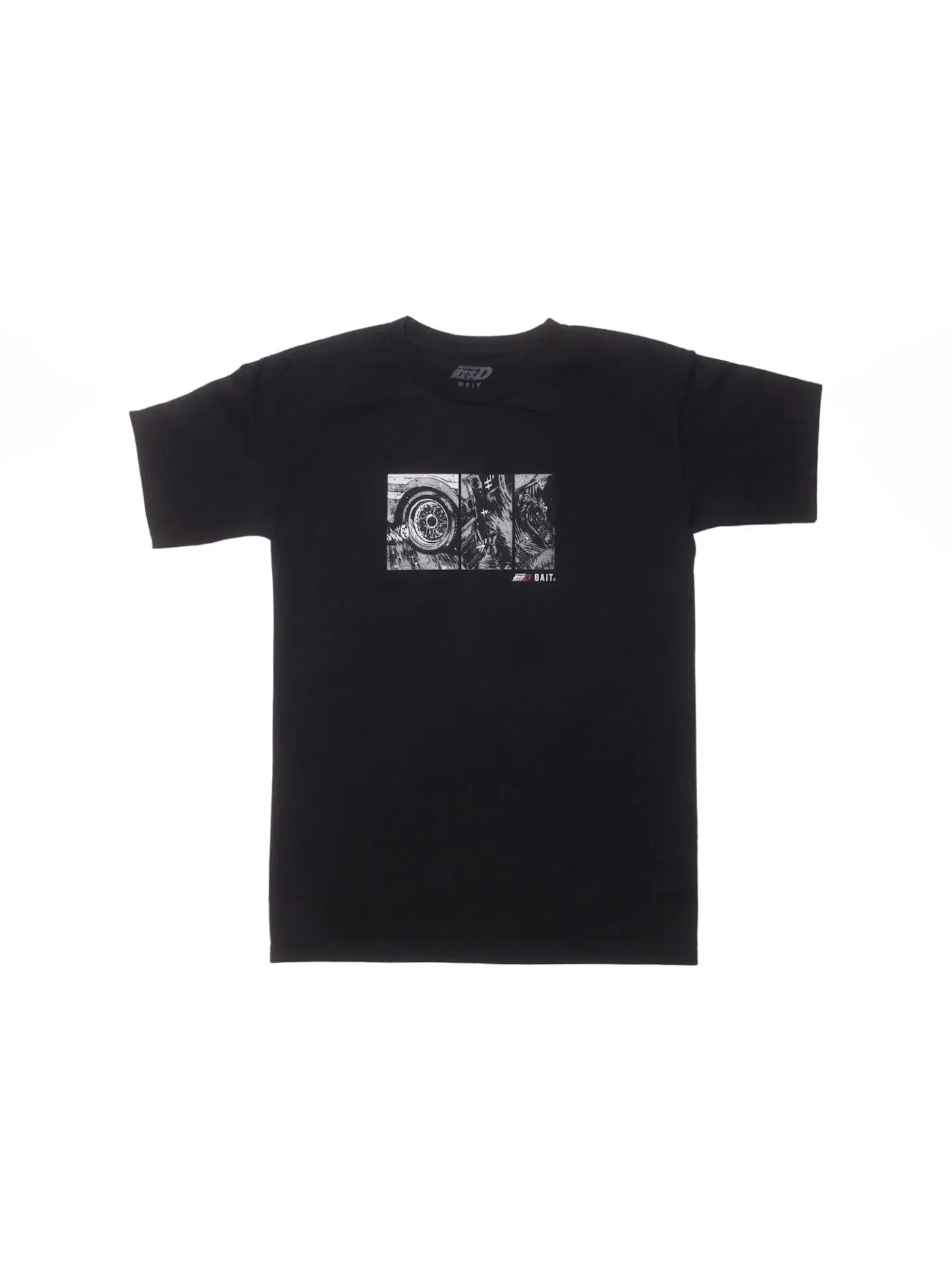 Мужская футболка с принтом BAIT x Initial D How To Drift Tee — изображение 1 из 2, черный