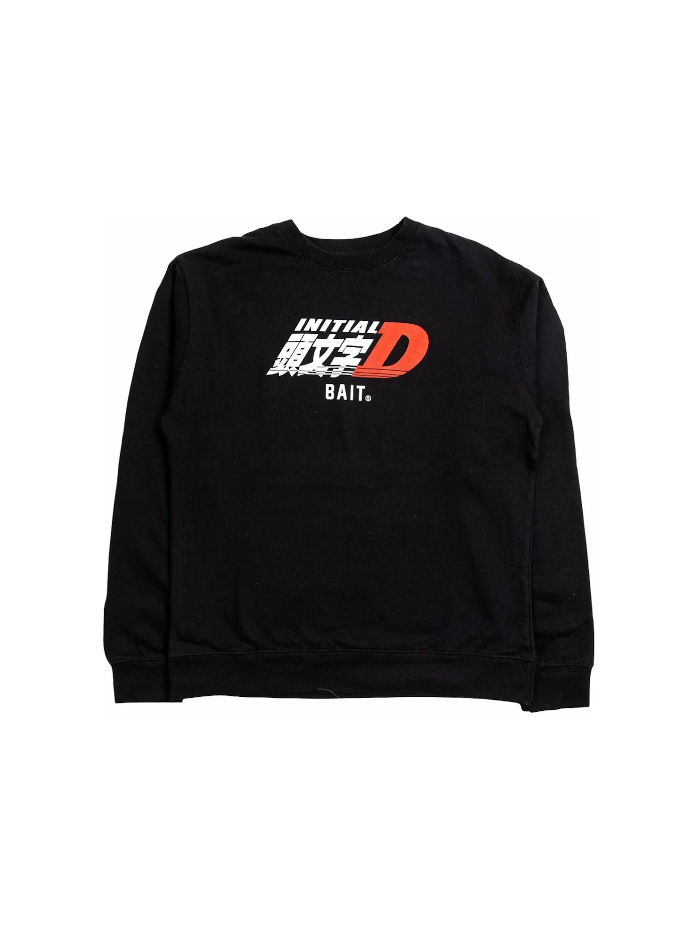 Мужской свитер с логотипом Initial D BAIT — изображение 1 из 1, черный