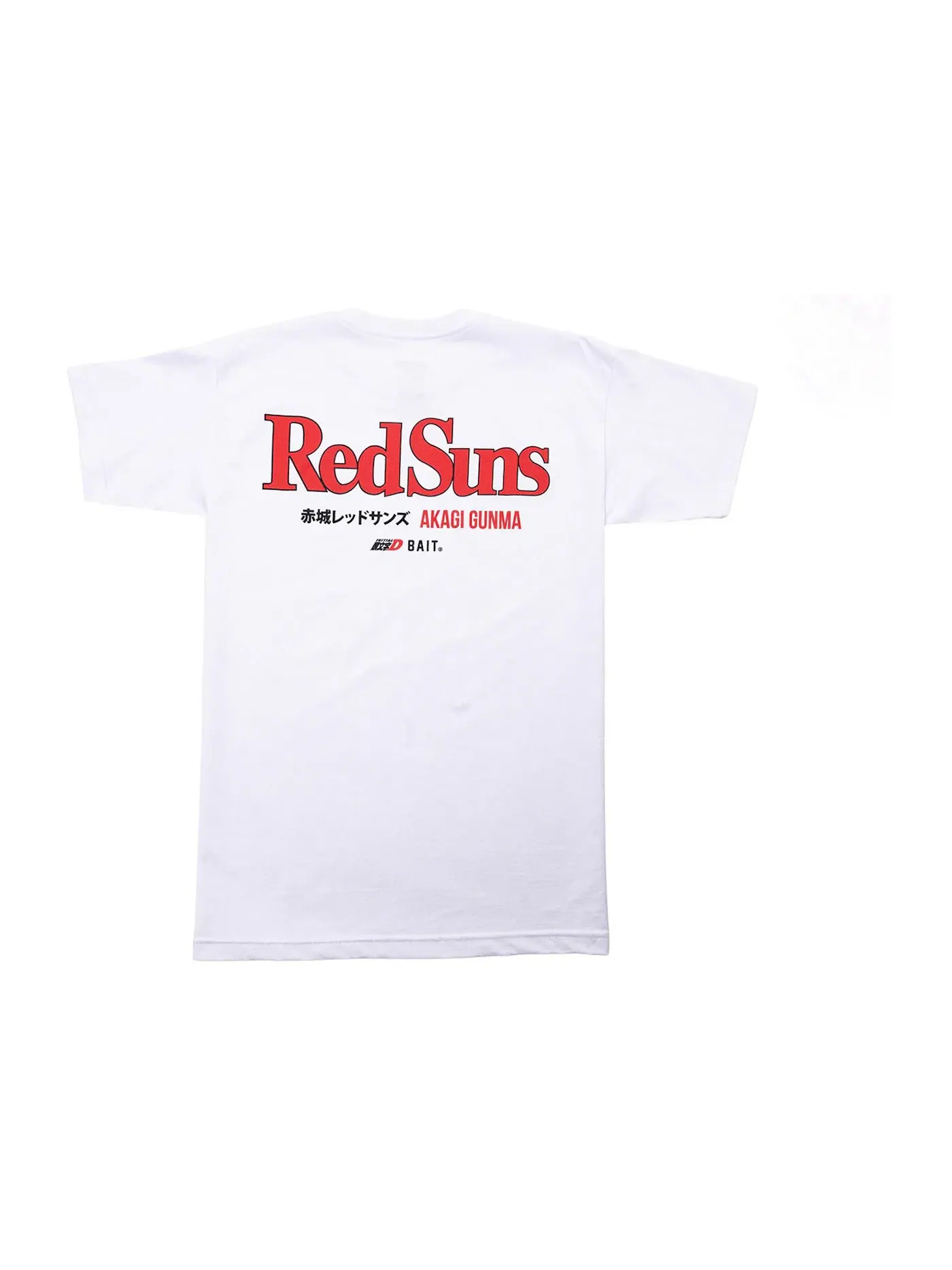 Мужская футболка с принтом BAIT x Initial D Red Suns Tee — изображение 2 из 2, белый