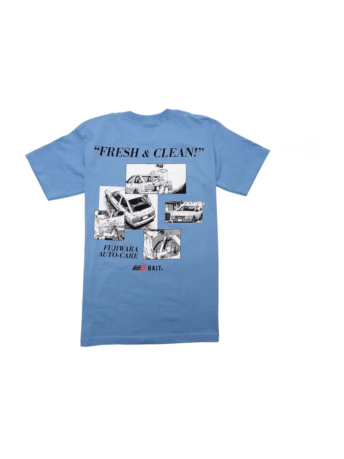 Мужская футболка с принтом BAIT x Initial D So Fresh So Clean Tee — изображение 1 из 1, синий
