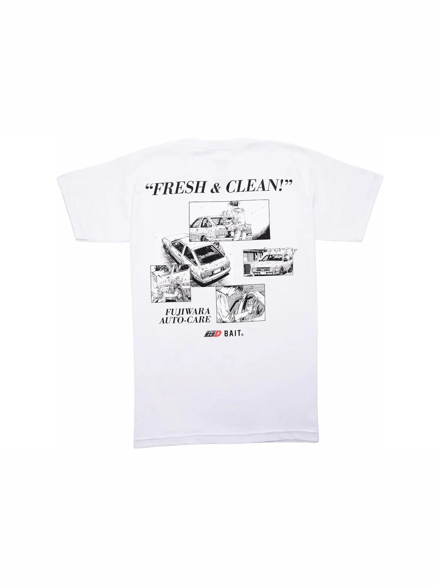 Мужская футболка с принтом BAIT x Initial D So Fresh So Clean Tee