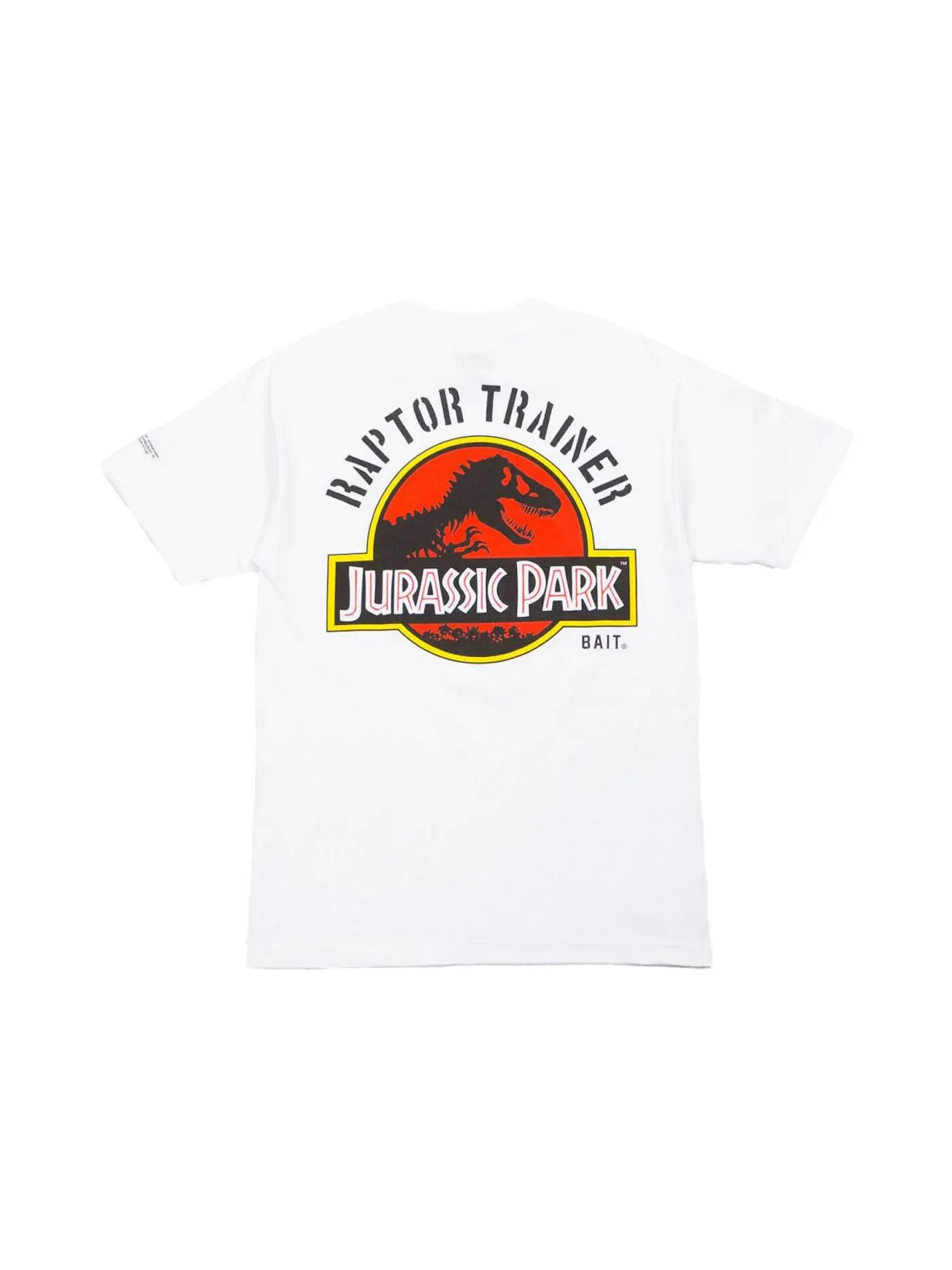 Мужская футболка с принтом BAIT x Jurassic Park Raptor Trainer Tee BAIT — изображение 1 из 2, белый