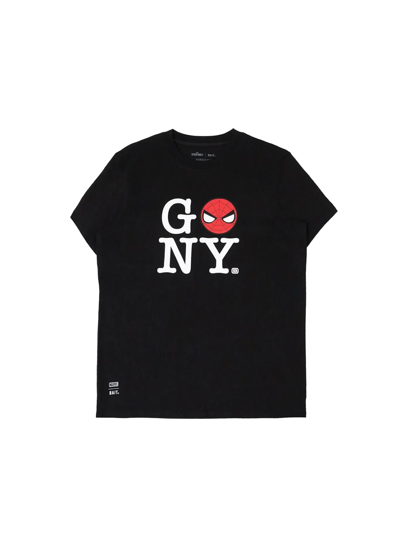 Мужская футболка с принтом Spider-Man 2 Go Ny Tee BAIT — изображение 1 из 1, черный