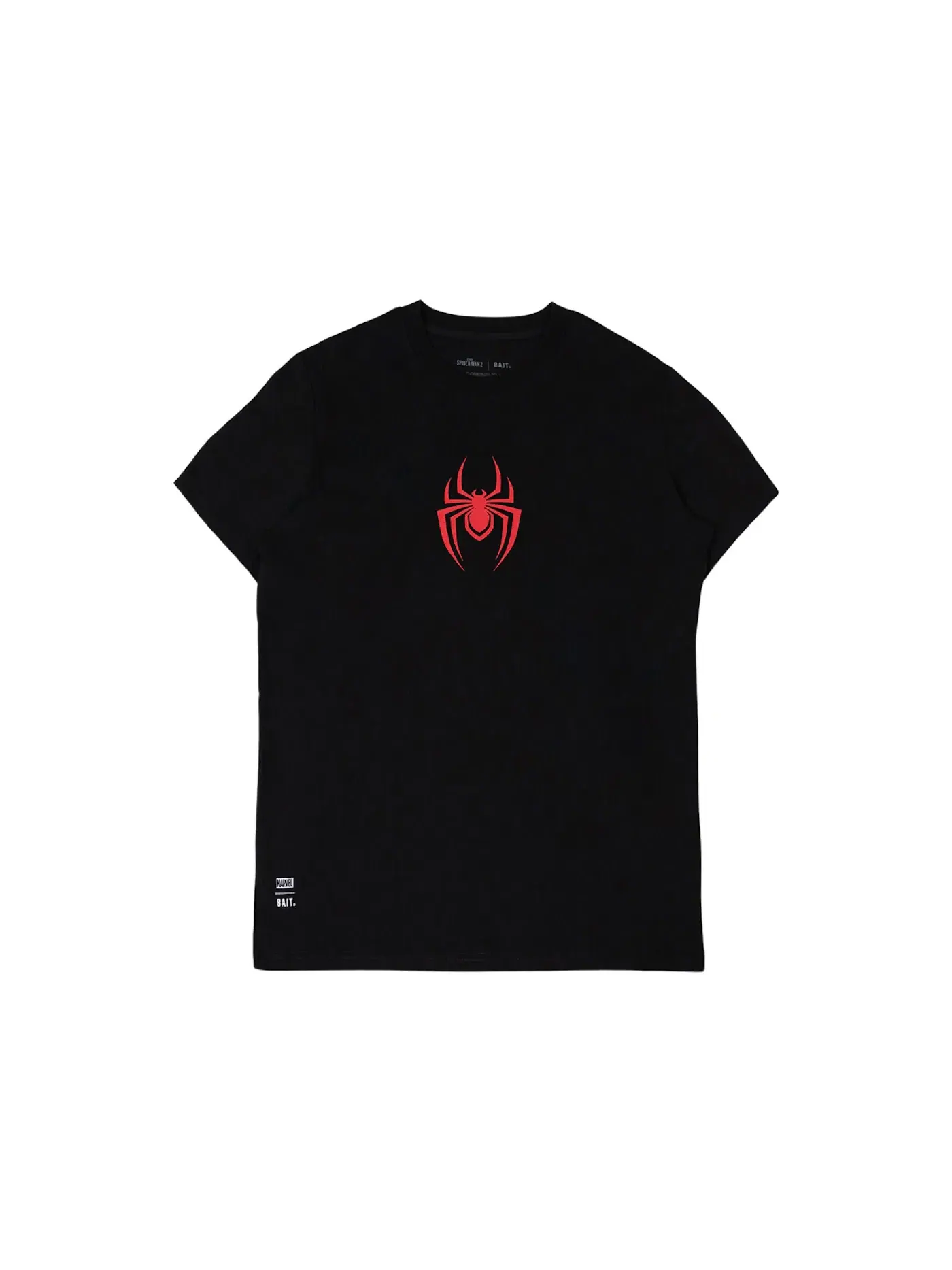 Мужская футболка с принтом BAIT x Marvel Spider-Man 2 Miles Morales Tee BAIT — изображение 1 из 1, черный