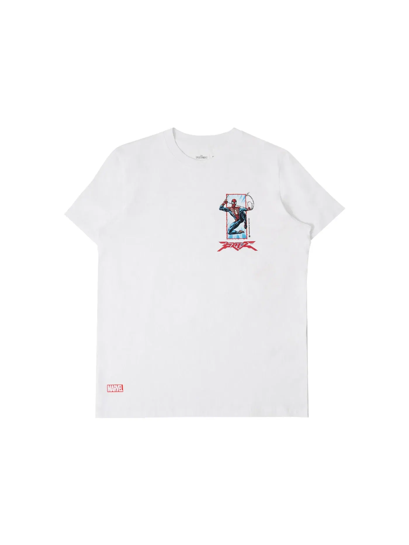 Мужская футболка с принтом BAIT x Marvel Spider-Man 2 Swinging Tee — изображение 1 из 1, белый