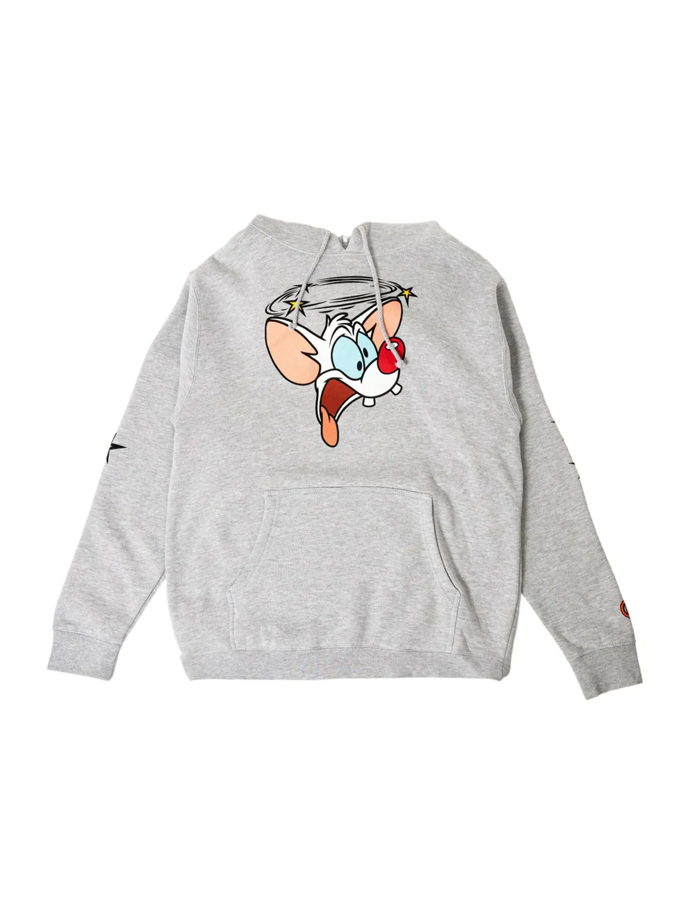 Мужская худи с принтом BAIT x Pinky And The Brain Stars Hoodie BAIT — изображение 1 из 1, серый