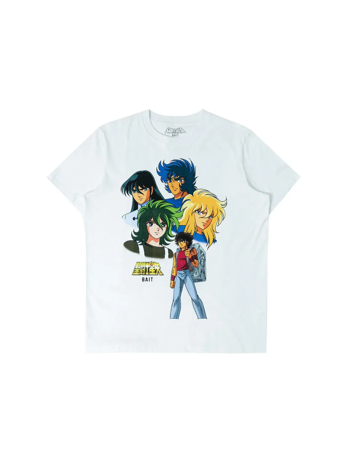 Мужская футболка с принтом BAIT x Saint Seiya Bronze Group Tee