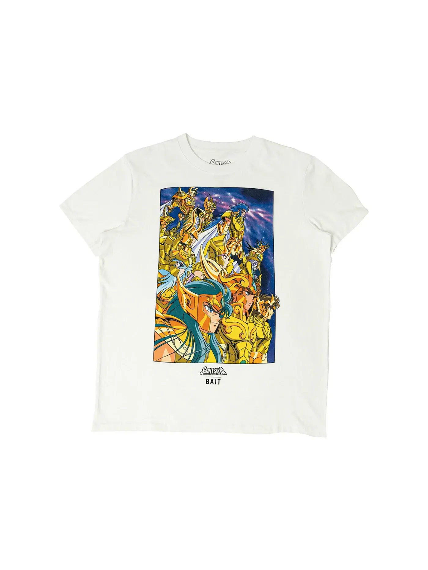 Мужская футболка с принтом BAIT x Saint Seiya Group Gold Tee
