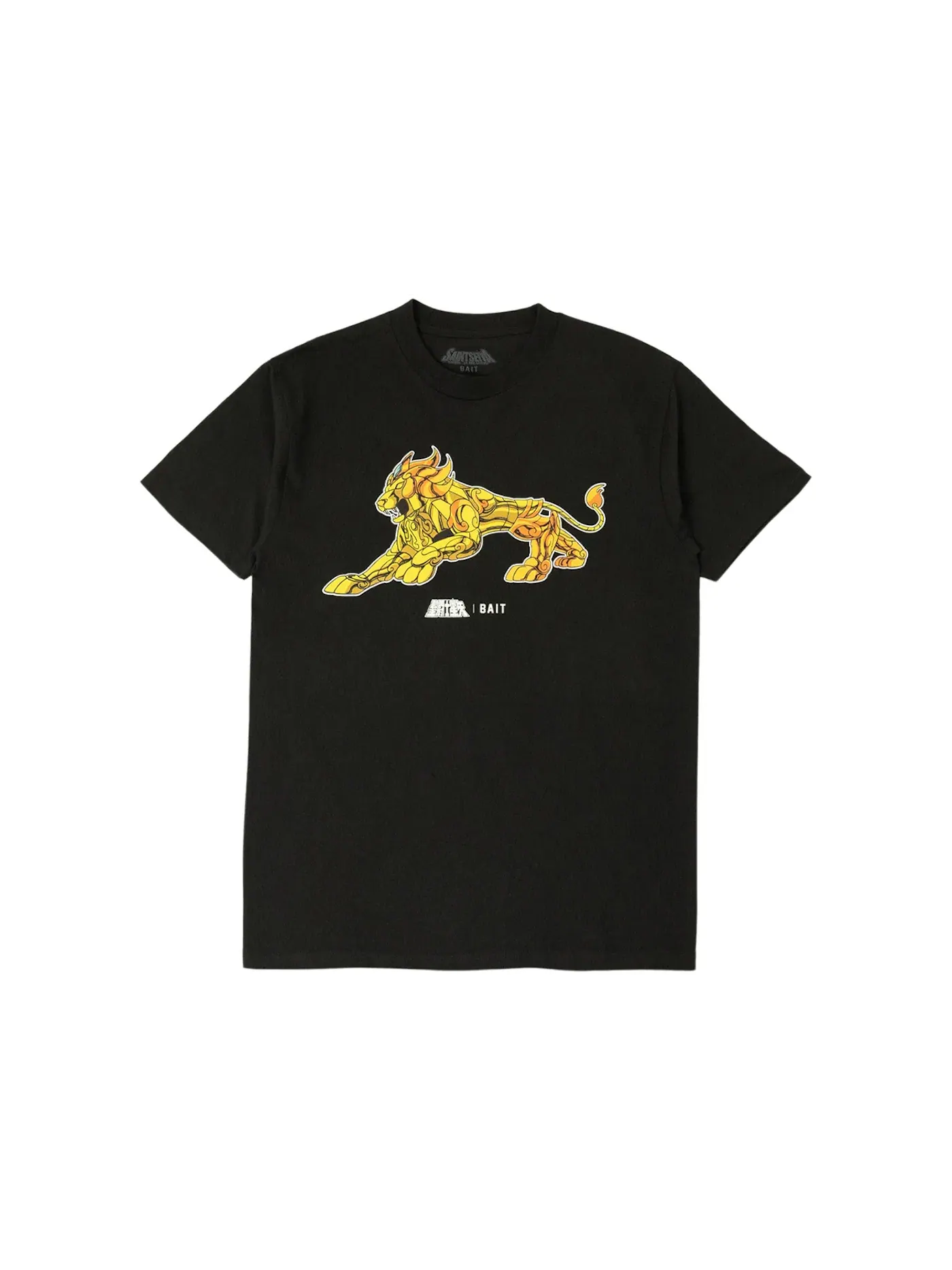Мужская футболка с принтом BAIT x Saint Seiya Leo Gold Tee — изображение 1 из 1, черный