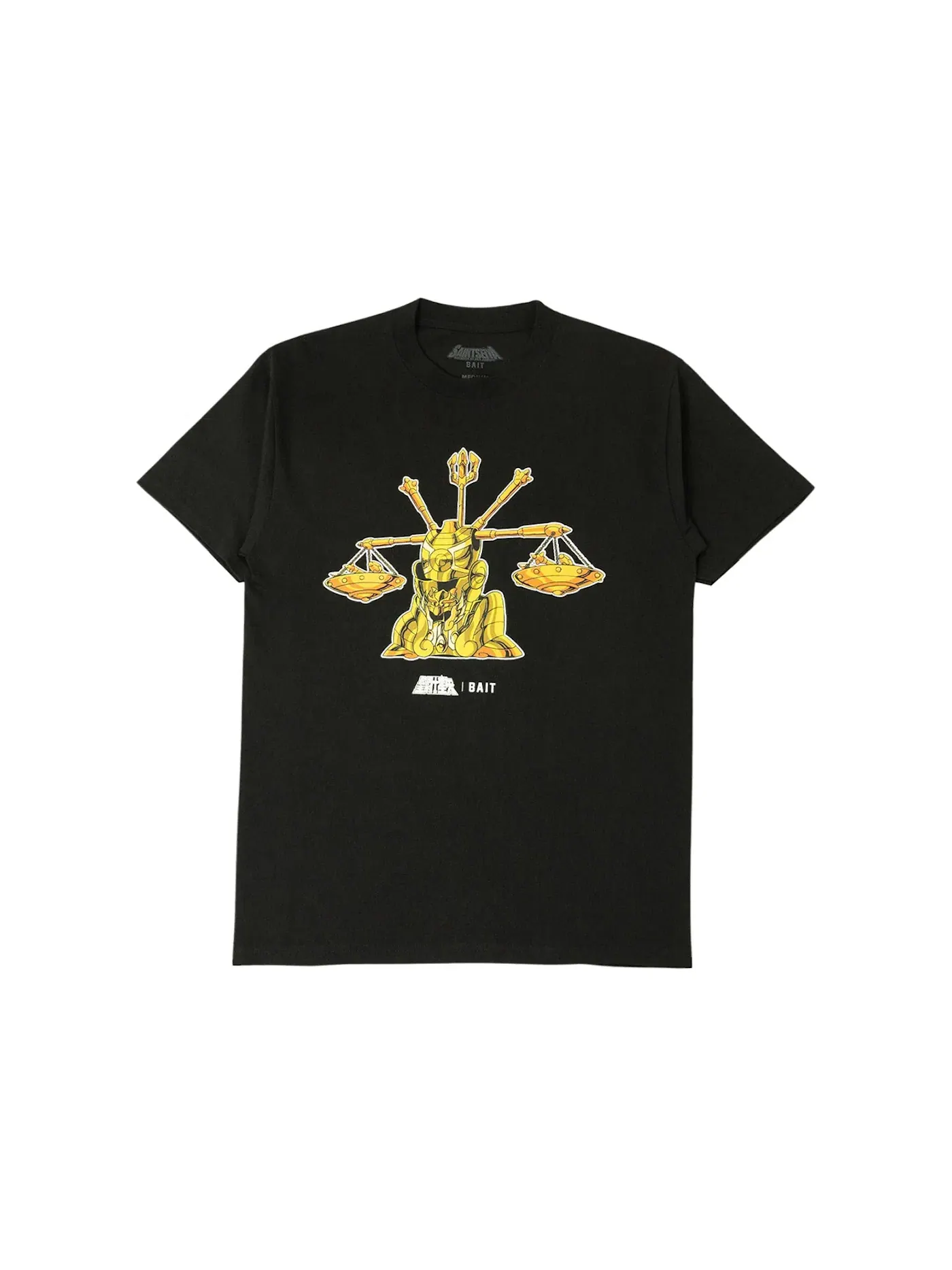 Мужская футболка с принтом BAIT x Saint Seiya Libra Gold Tee