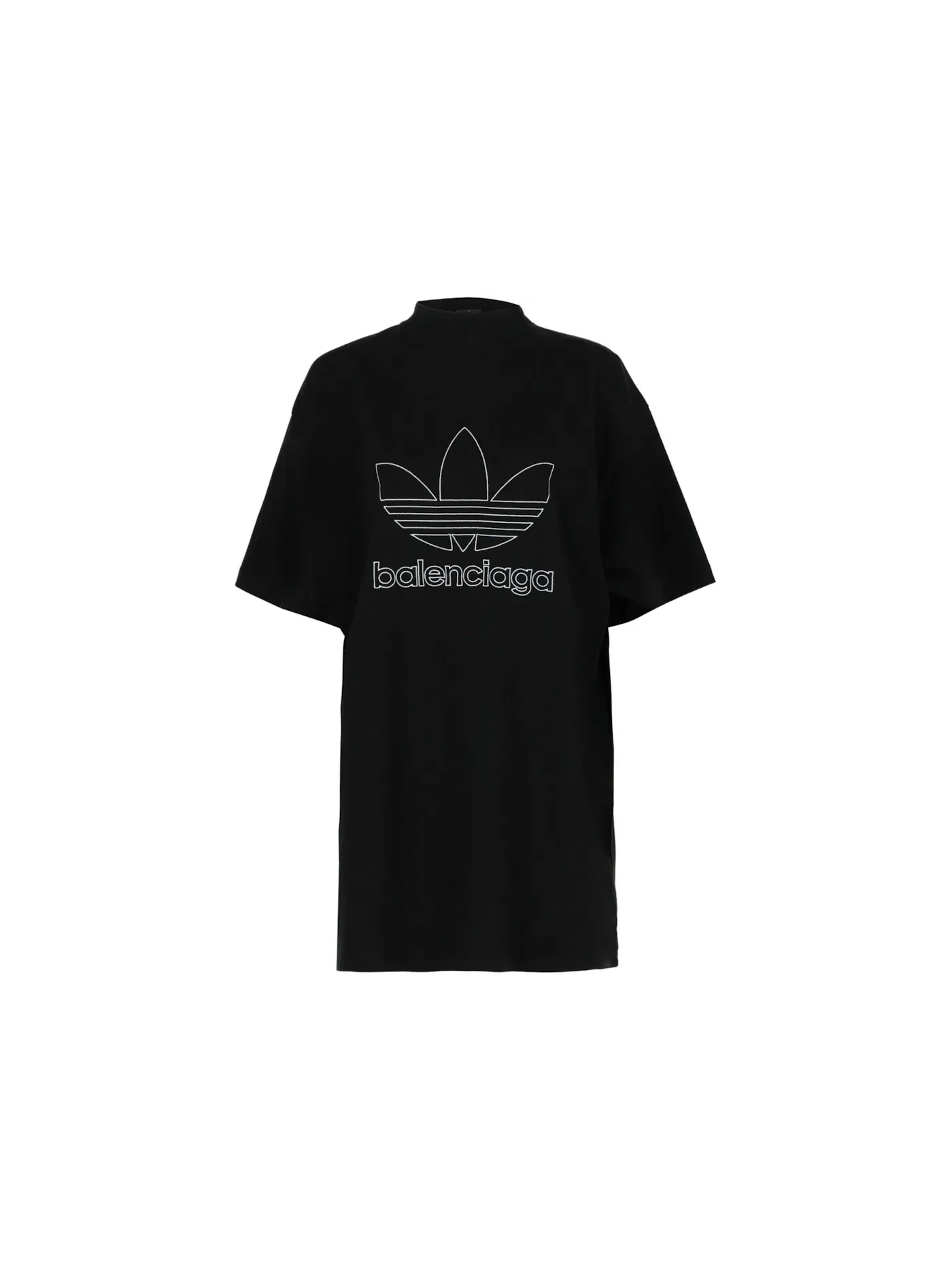Женская футболка оверсайз с принтом x Balenciaga T-shirt Balenciaga — изображение 1 из 3, белый