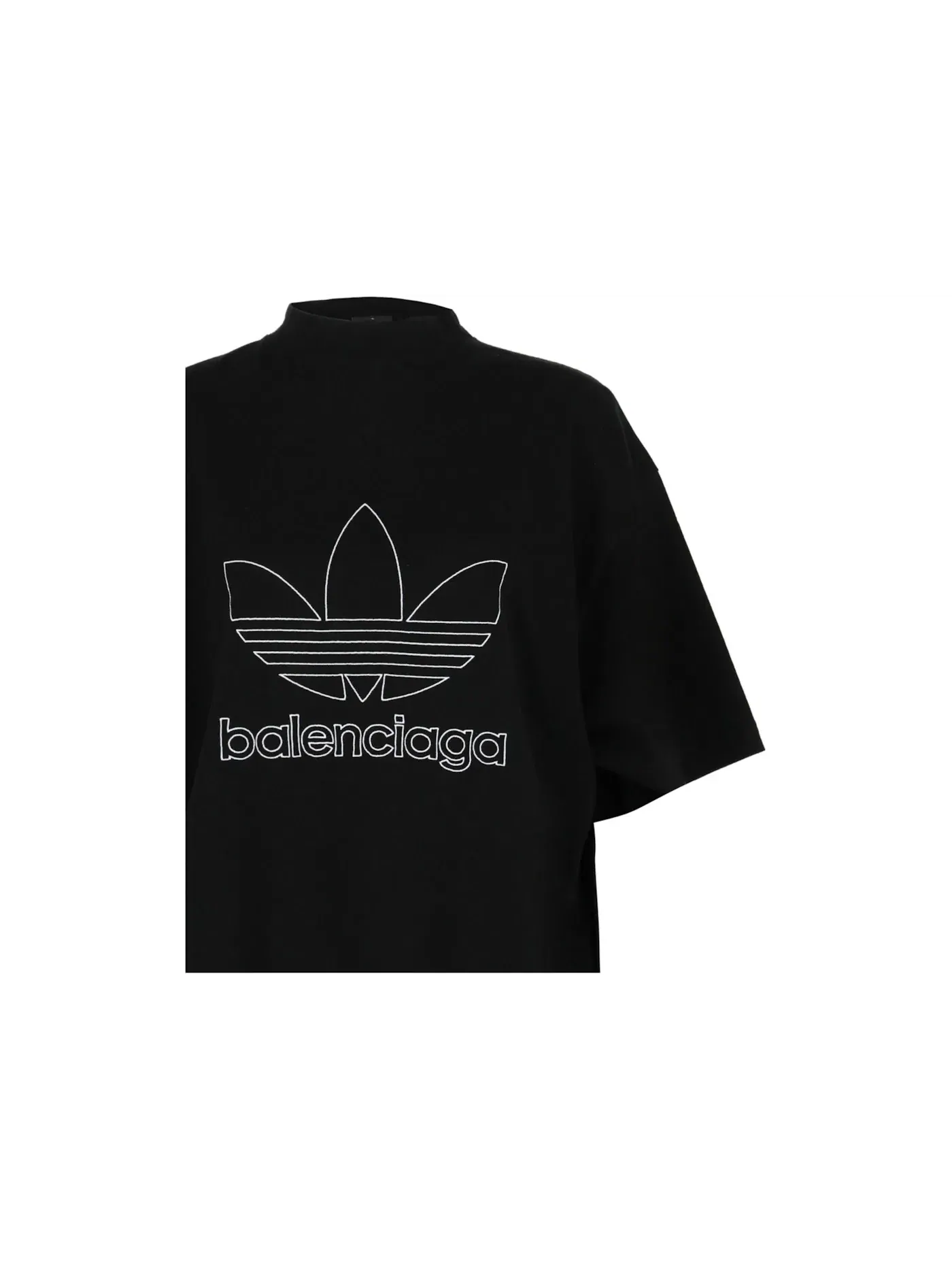 Женская футболка оверсайз с принтом x Balenciaga T-shirt Balenciaga — изображение 3 из 3, белый