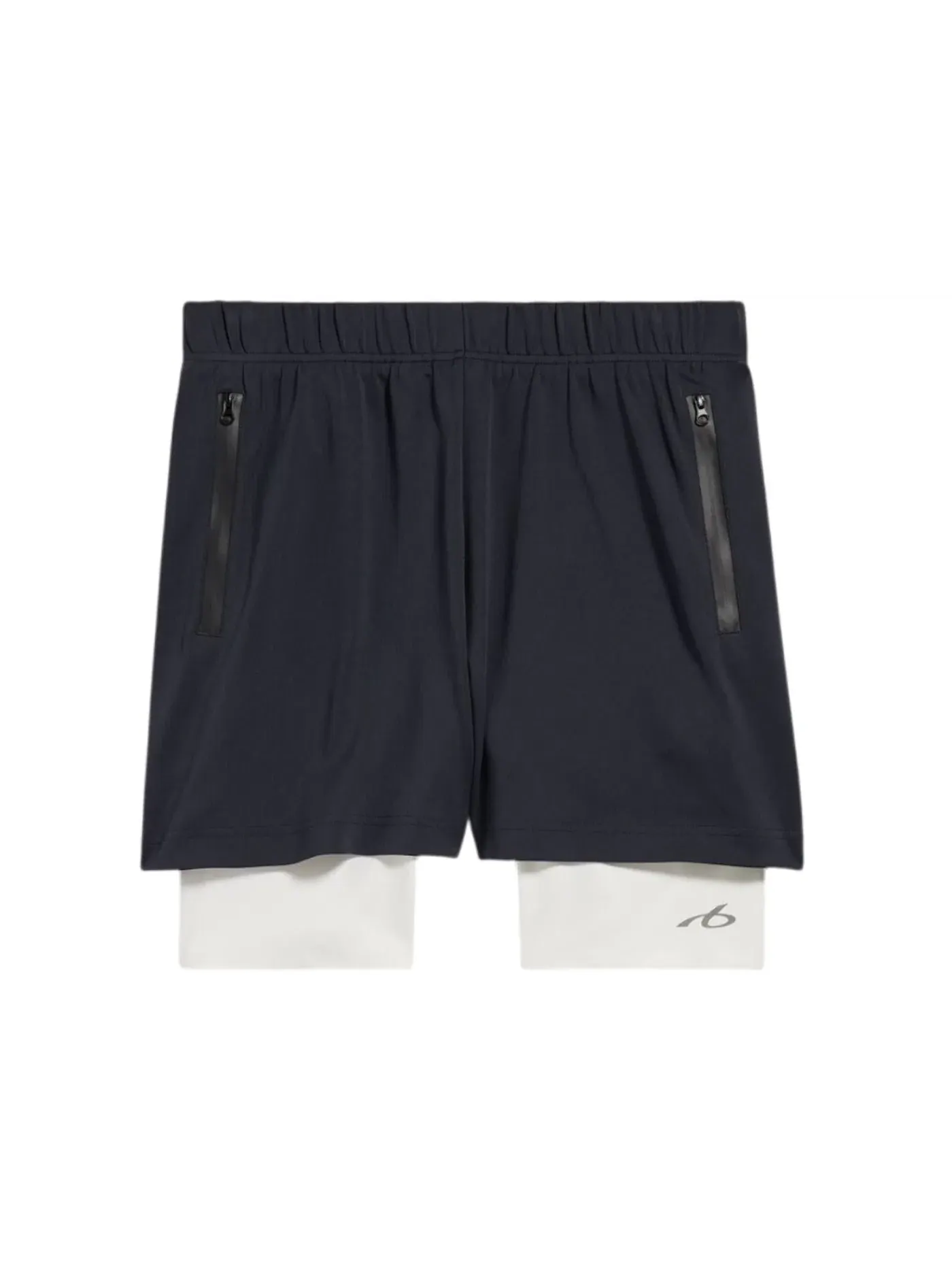 Мужские шорты с принтом Shorts Balenciaga — изображение 1 из 1, темно-синий/белый