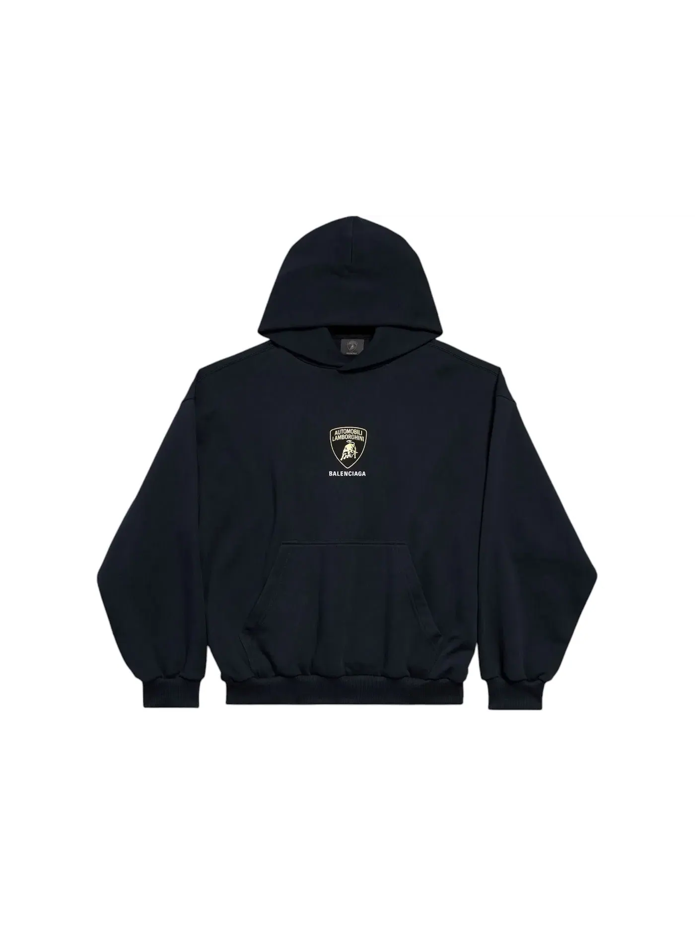 Унисекс худи с принтом Automobil Lamborghini Medium Fit Balenciaga — изображение 1 из 2, черный