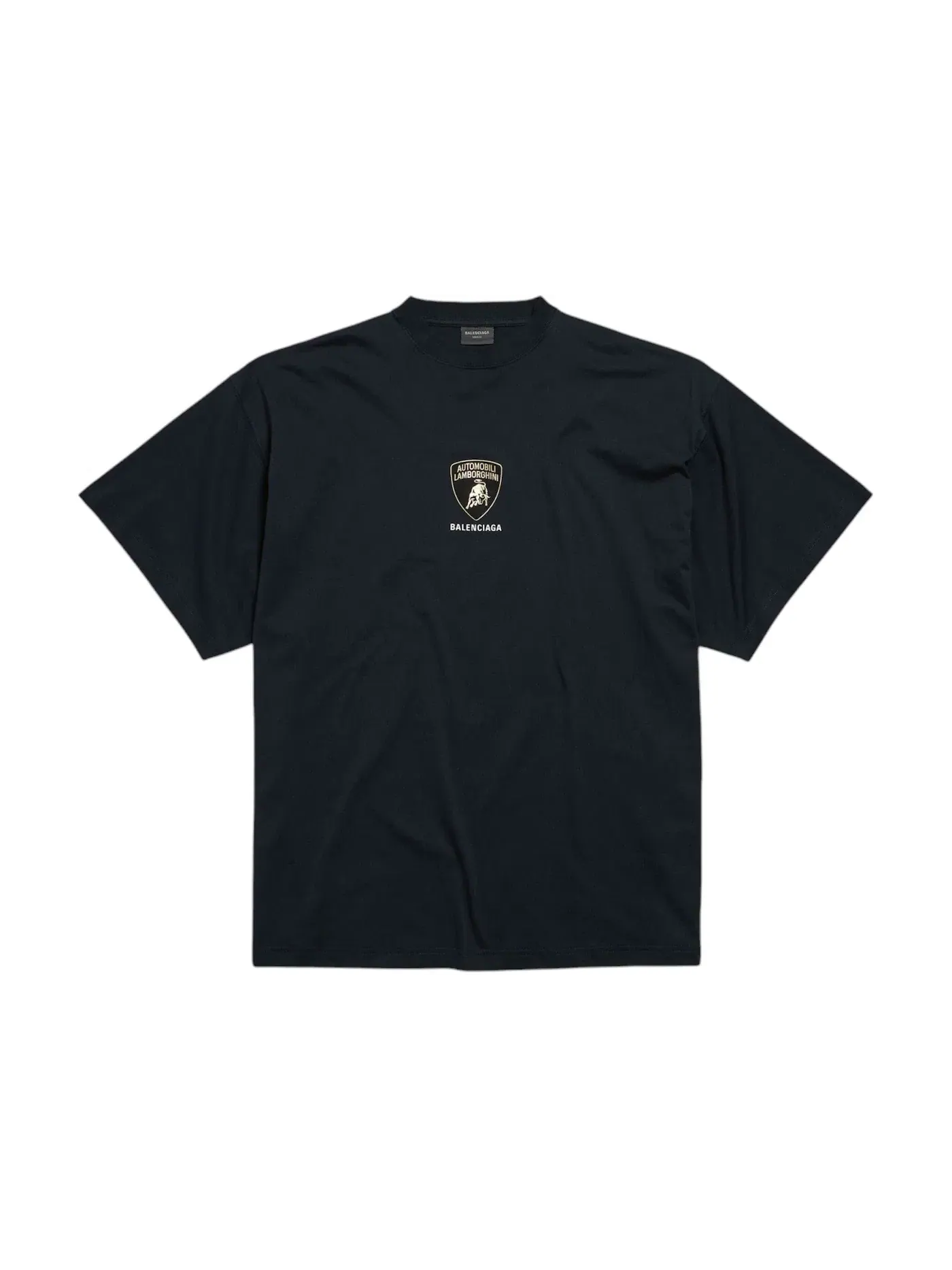 Мужская футболка с принтом Automobil Lamborghini Oversized Tee Balenciaga, Faded — изображение 1 из 2
