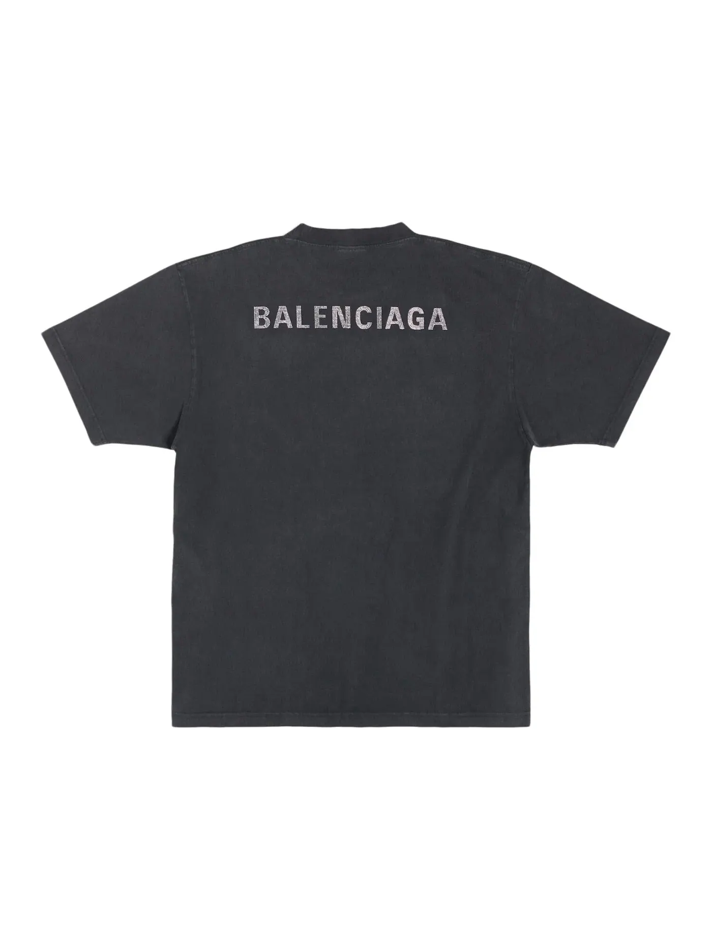 Женская футболка свободного кроя Balenciaga — изображение 1 из 2, черный