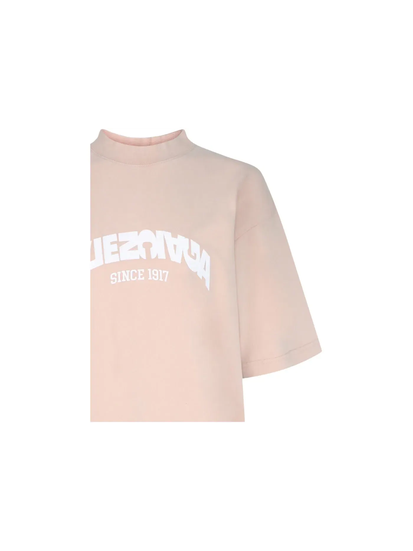 Женская футболка с принтом Backflip Embroidered Logo Balenciaga — изображение 3 из 3, светлый розовый белый