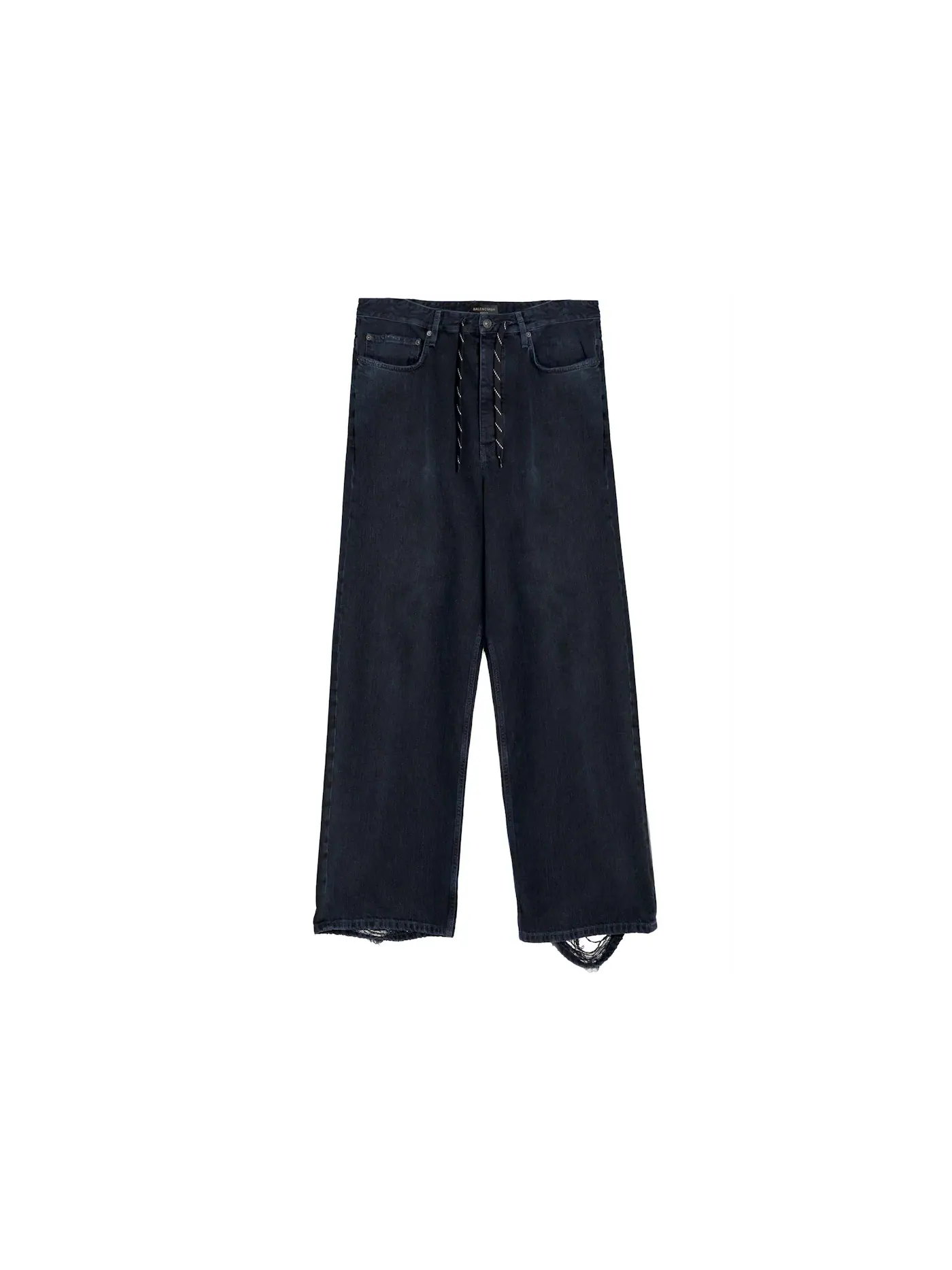 Мужские джинсы с утяжкой Jeans Balenciaga — изображение 1 из 1, синий джинсовый синий