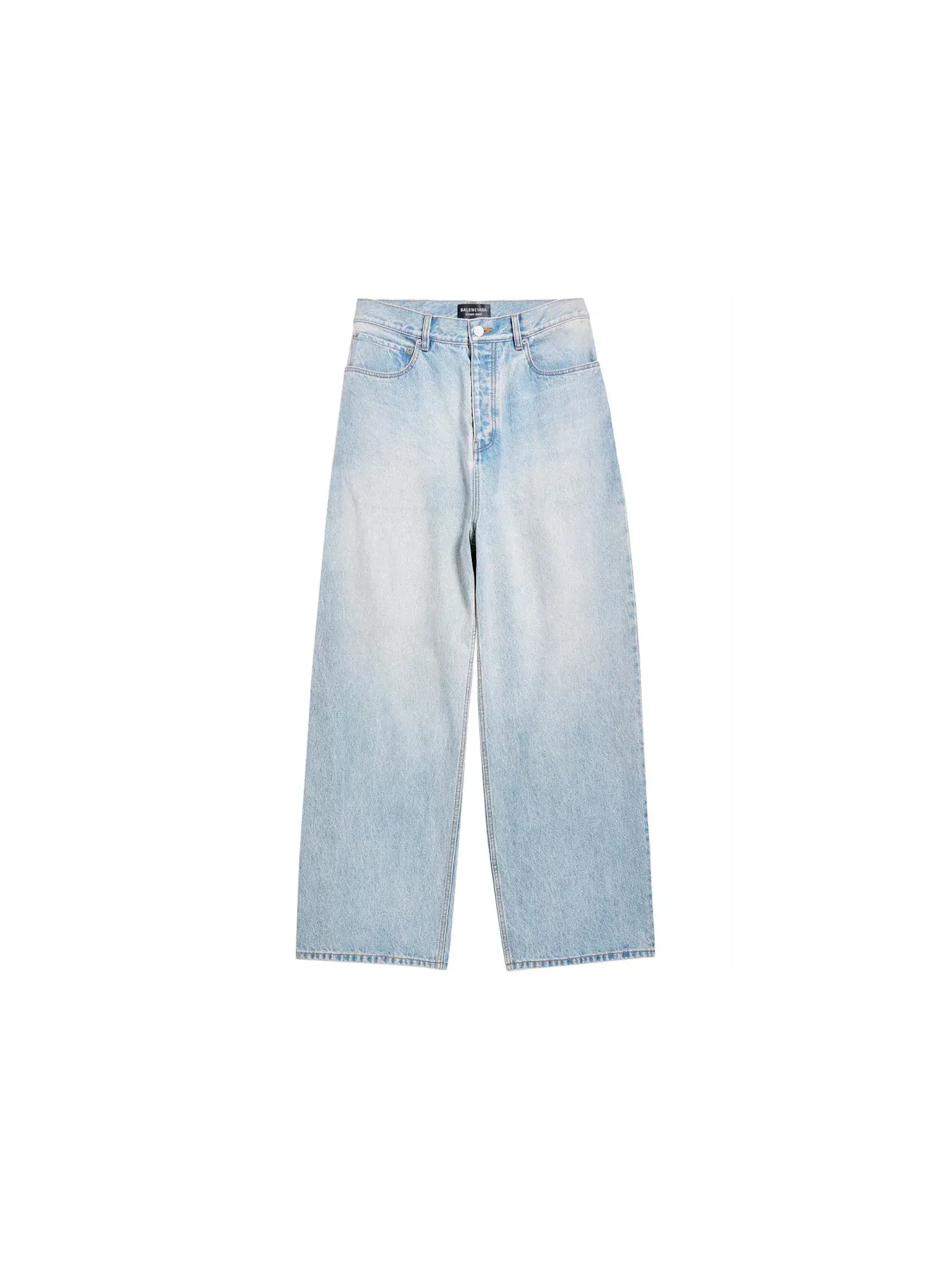 Мужские брюки свободного кроя Trousers Balenciaga — изображение 1 из 2, светлый синий