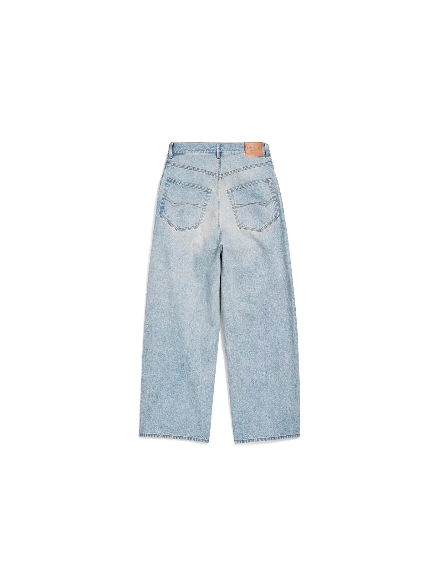 Мужские брюки свободного кроя Trousers Balenciaga — изображение 2 из 2, светлый синий