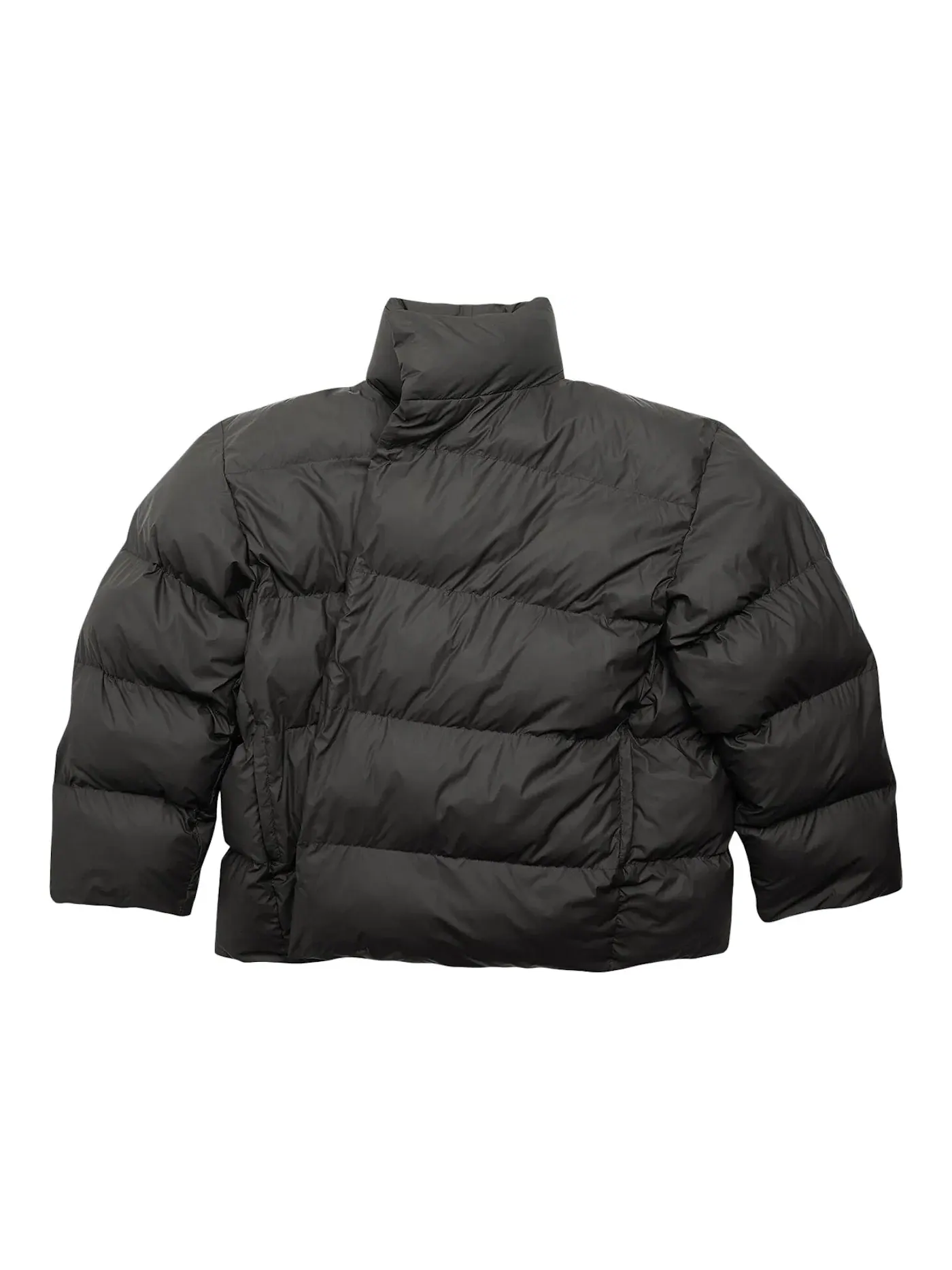 Мужская куртка-пуховик Wrap Puffer Balenciaga — изображение 1 из 2, черный