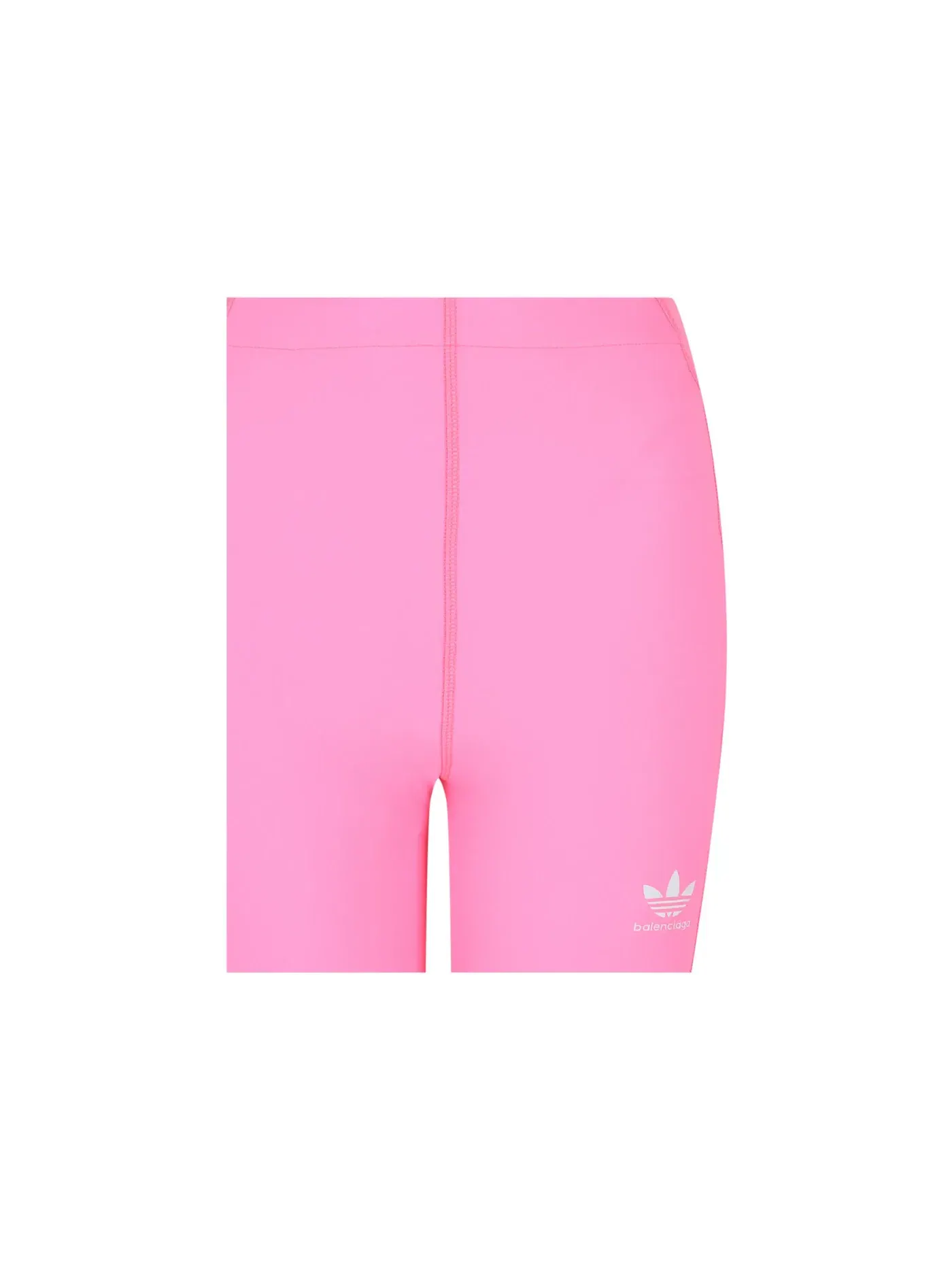 Женские шорты с принтом Balenciaga x Adidas 3-Stripes Shorts Balenciaga — изображение 3 из 3, неоновый розовый
