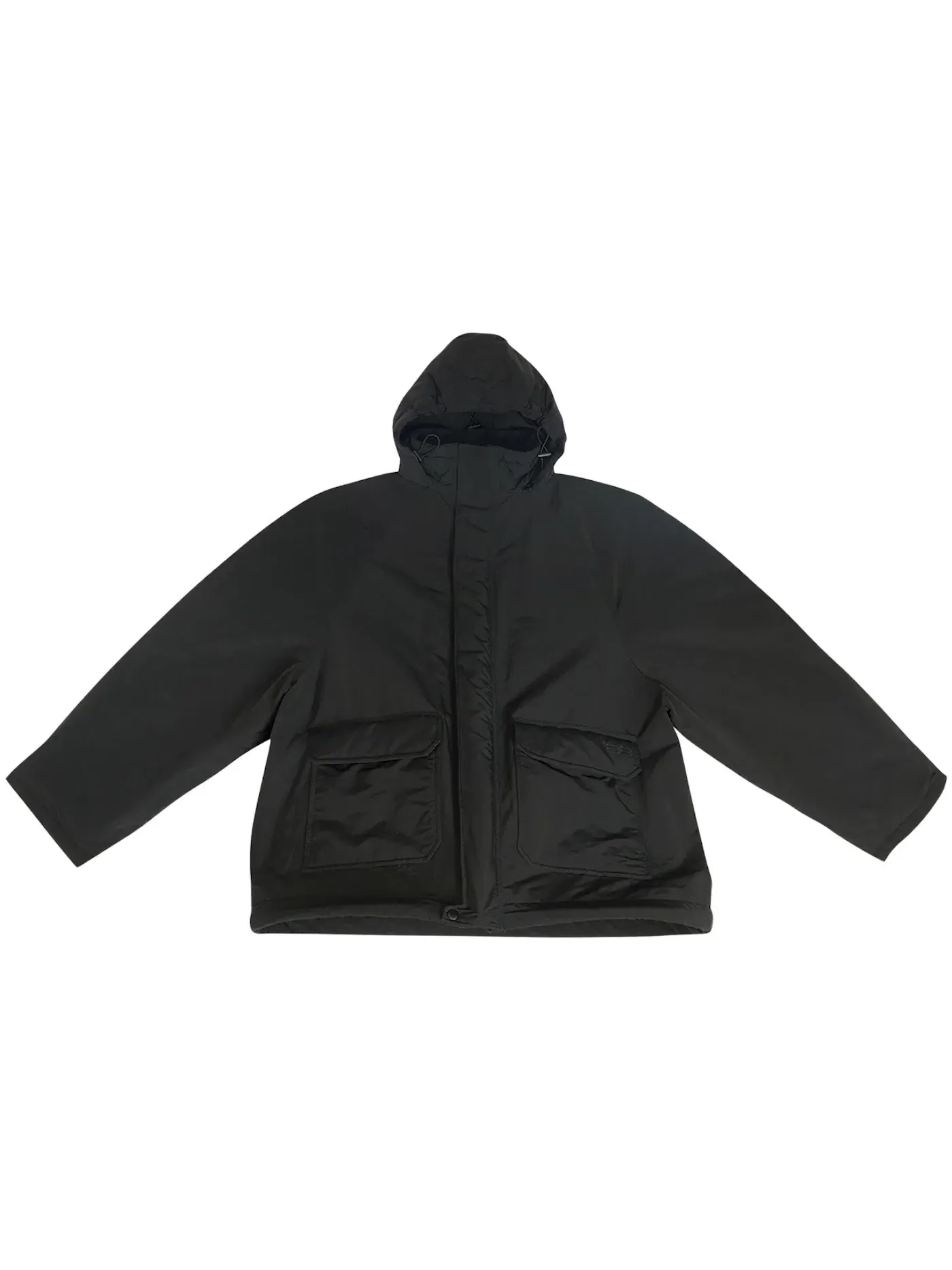 Мужская куртка-парка оверсайз BB Icon Kick Balenciaga — изображение 1 из 2, черный