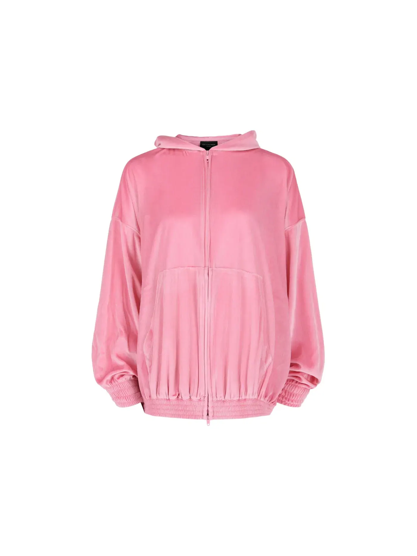 Женский худи с принтом Balenciaga BB Paris Hoodie — изображение 1 из 3, розовый