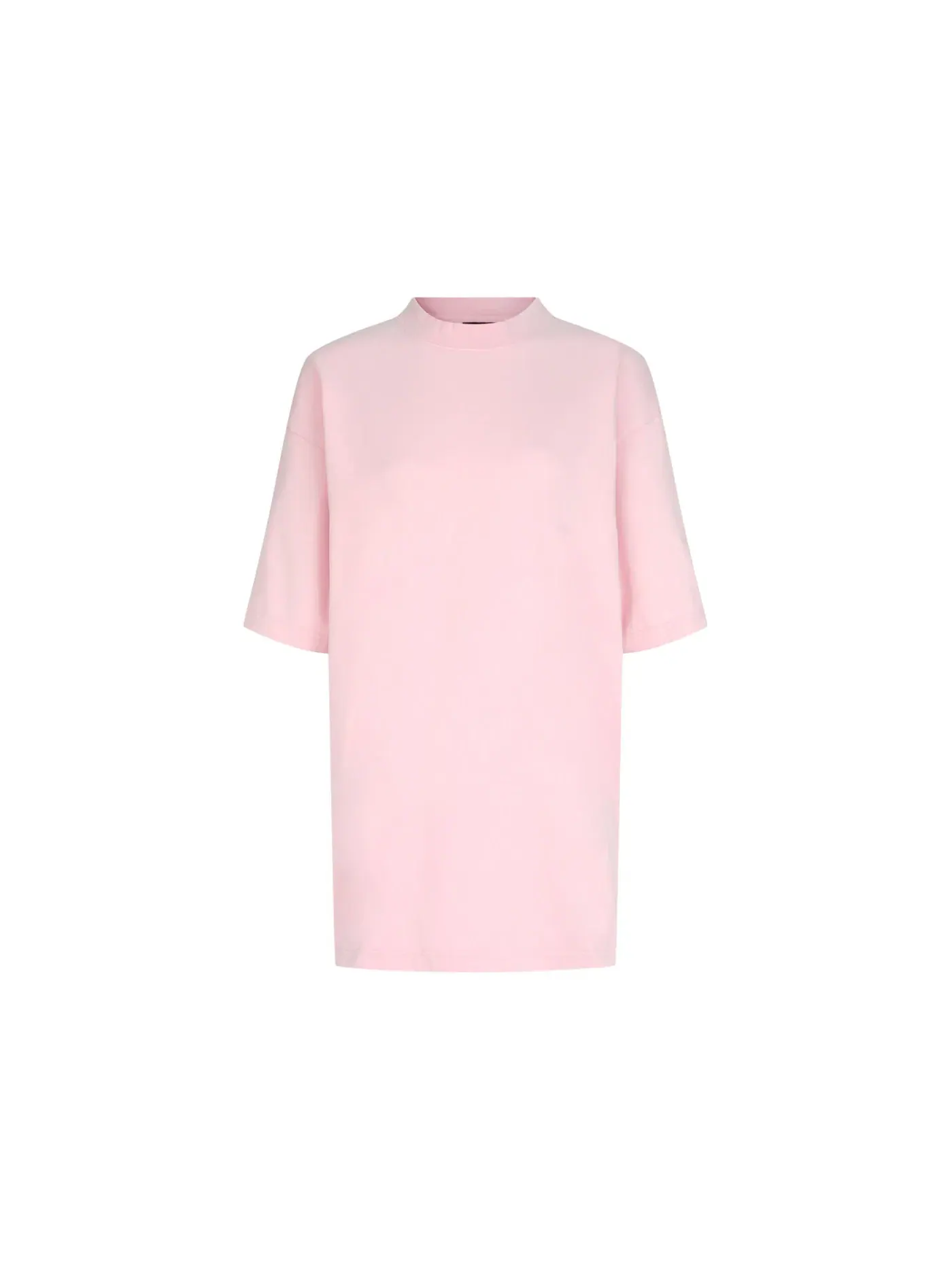 Женская футболка с принтом Balenciaga BB Paris Rhinestone T-shirt Balenciaga — изображение 1 из 3, розовый