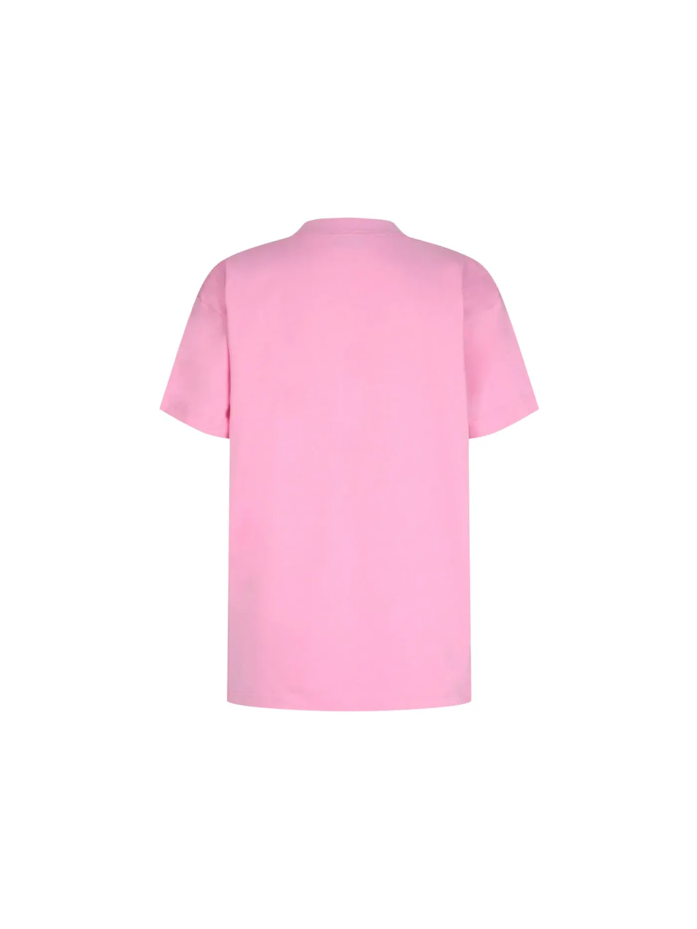 Женская футболка с принтом Balenciaga T-shirt — изображение 2 из 3, розовый серебристый