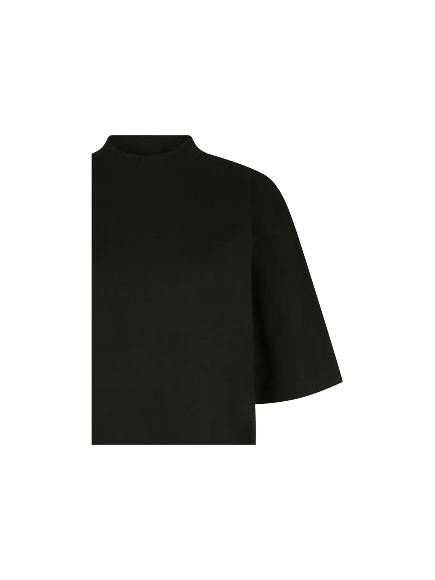 Женская футболка с принтом Balenciaga BB Paris Rhinestone T-shirt — изображение 3 из 3, черный