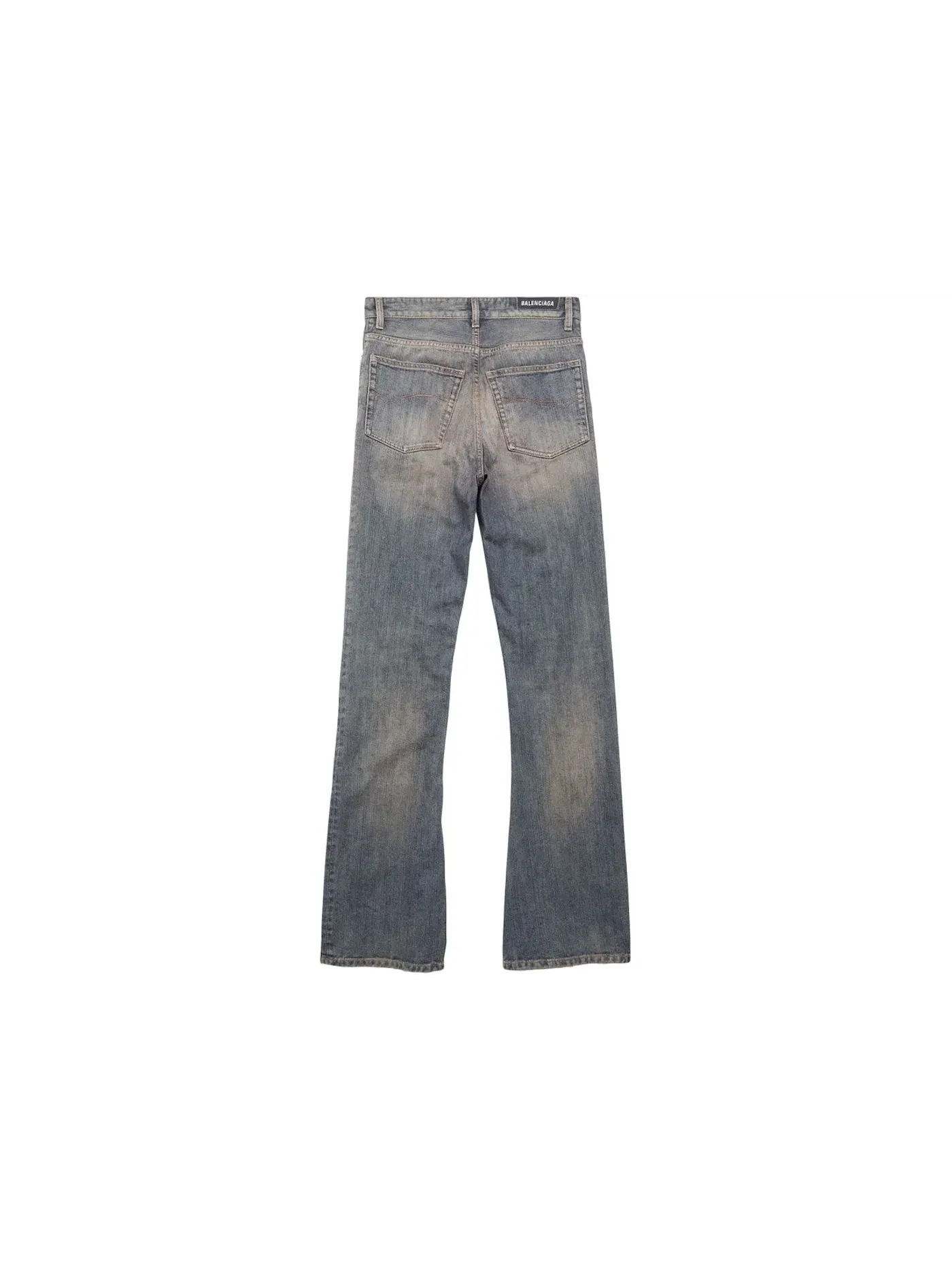 Мужские брюки клеш Balenciaga Pants — изображение 2 из 2, светлый синий