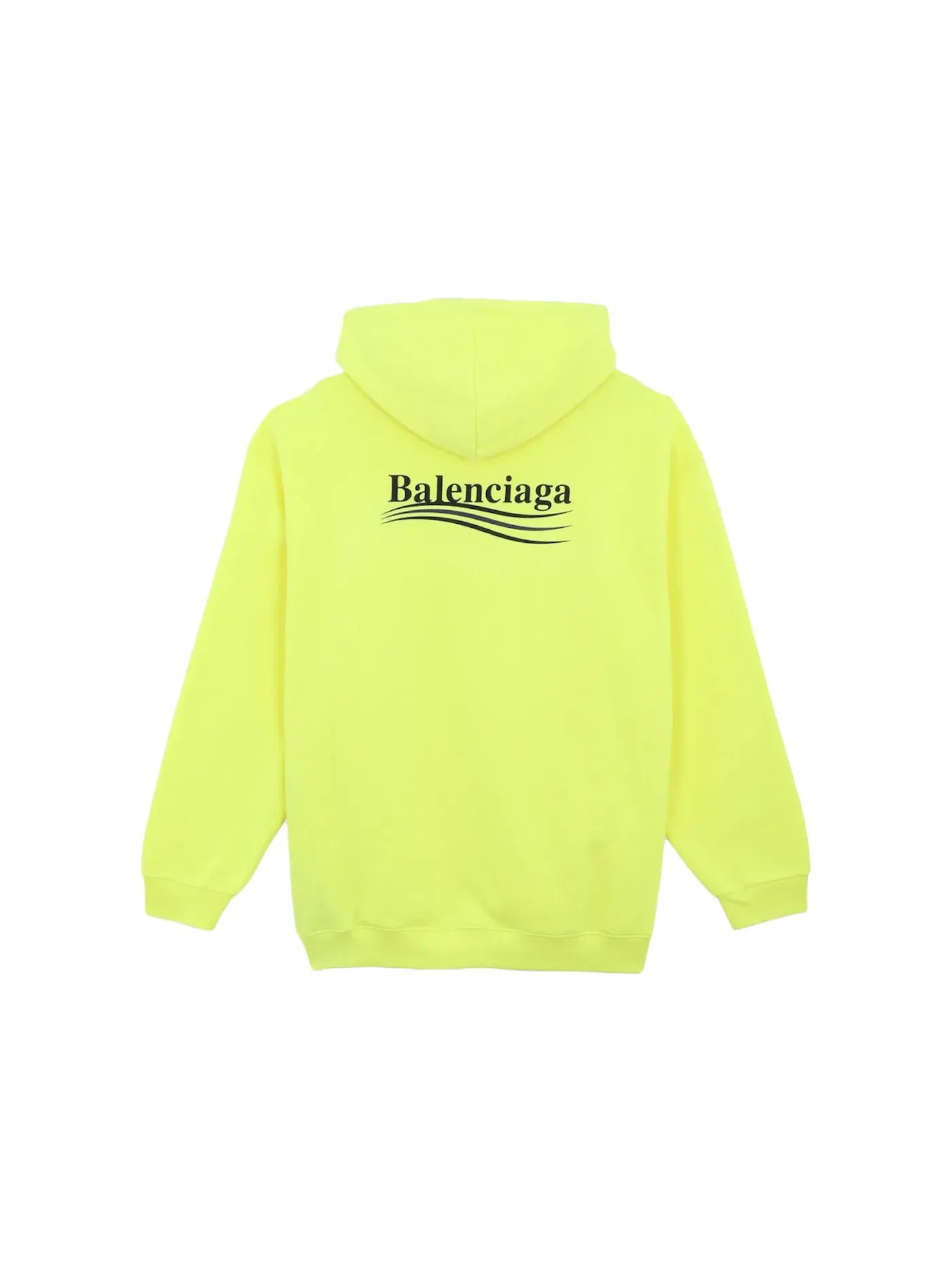 Мужская худи с принтом Campaign Logo Balenciaga — изображение 2 из 2, зеленый