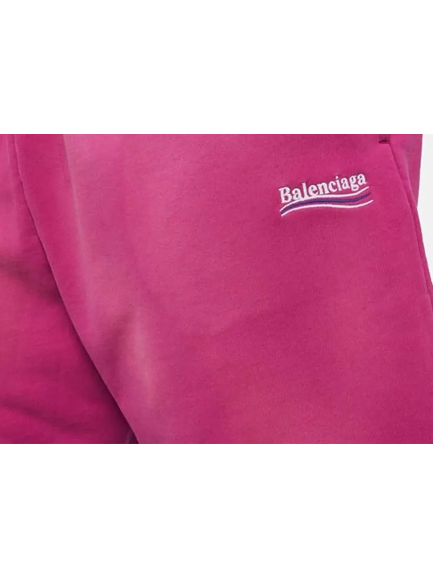 Мужские шорты с принтом Sweatshorts Balenciaga — изображение 2 из 2, розовый