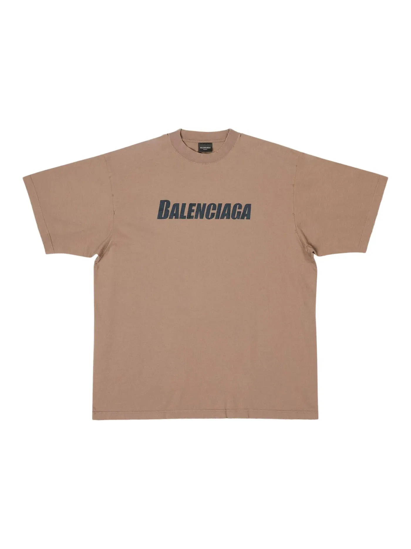 Мужская футболка с принтом Boxy Fit Vintage Jersey Balenciaga — изображение 1 из 2