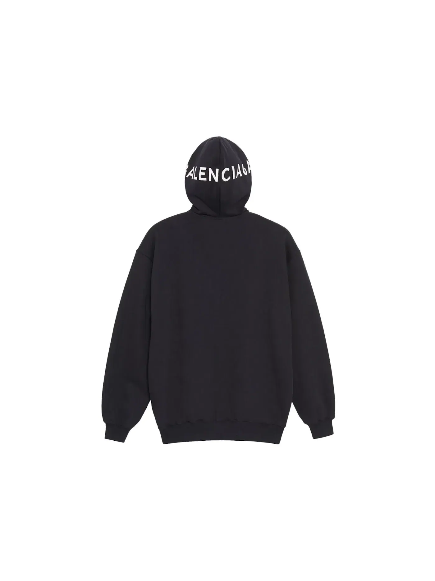 Мужской худи Cocoon Hoodie Balenciaga — изображение 1 из 2, черный