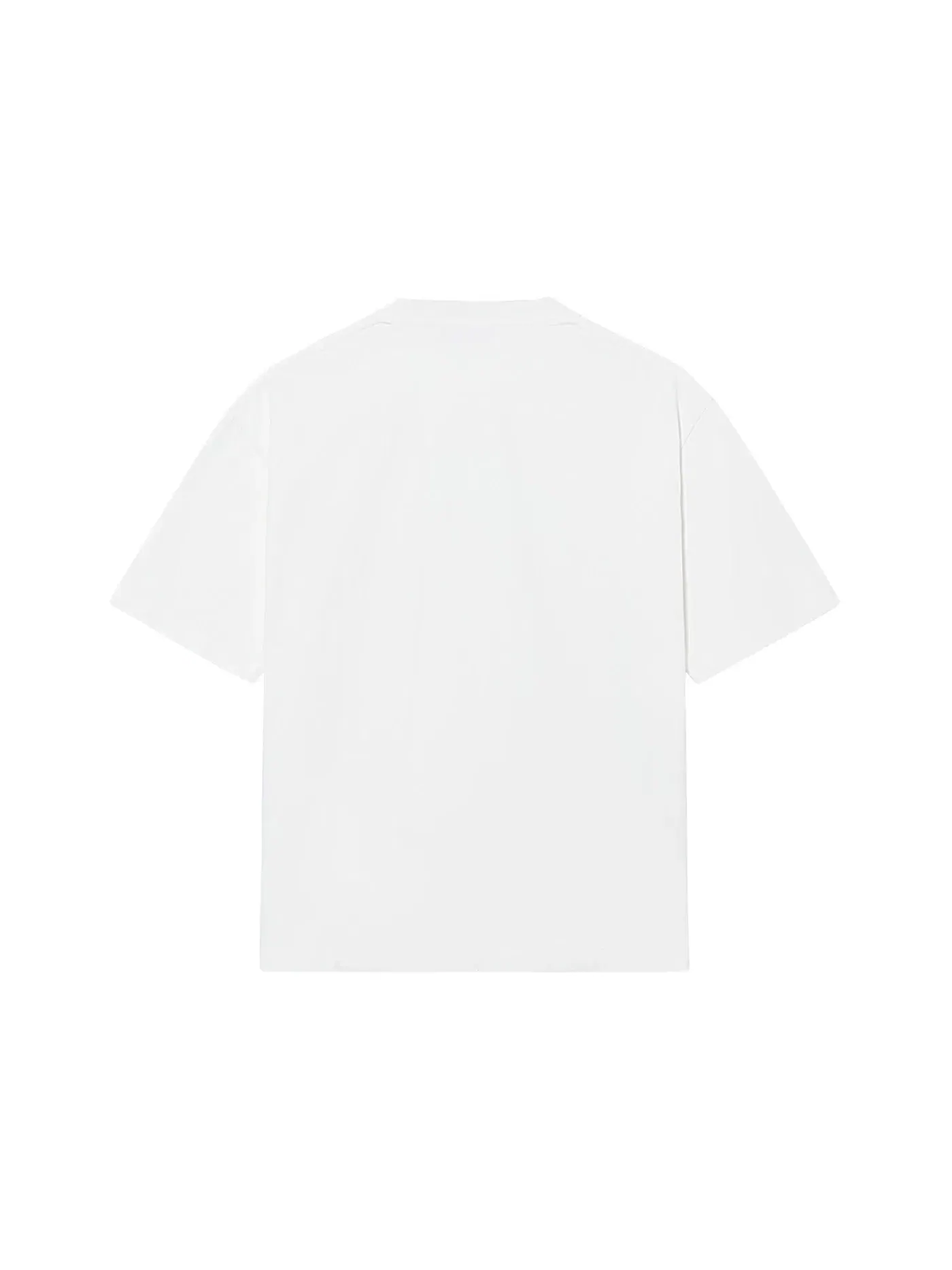 Мужская футболка с принтом College Medium Fit Balenciaga — изображение 2 из 2, белый/синий/желтый