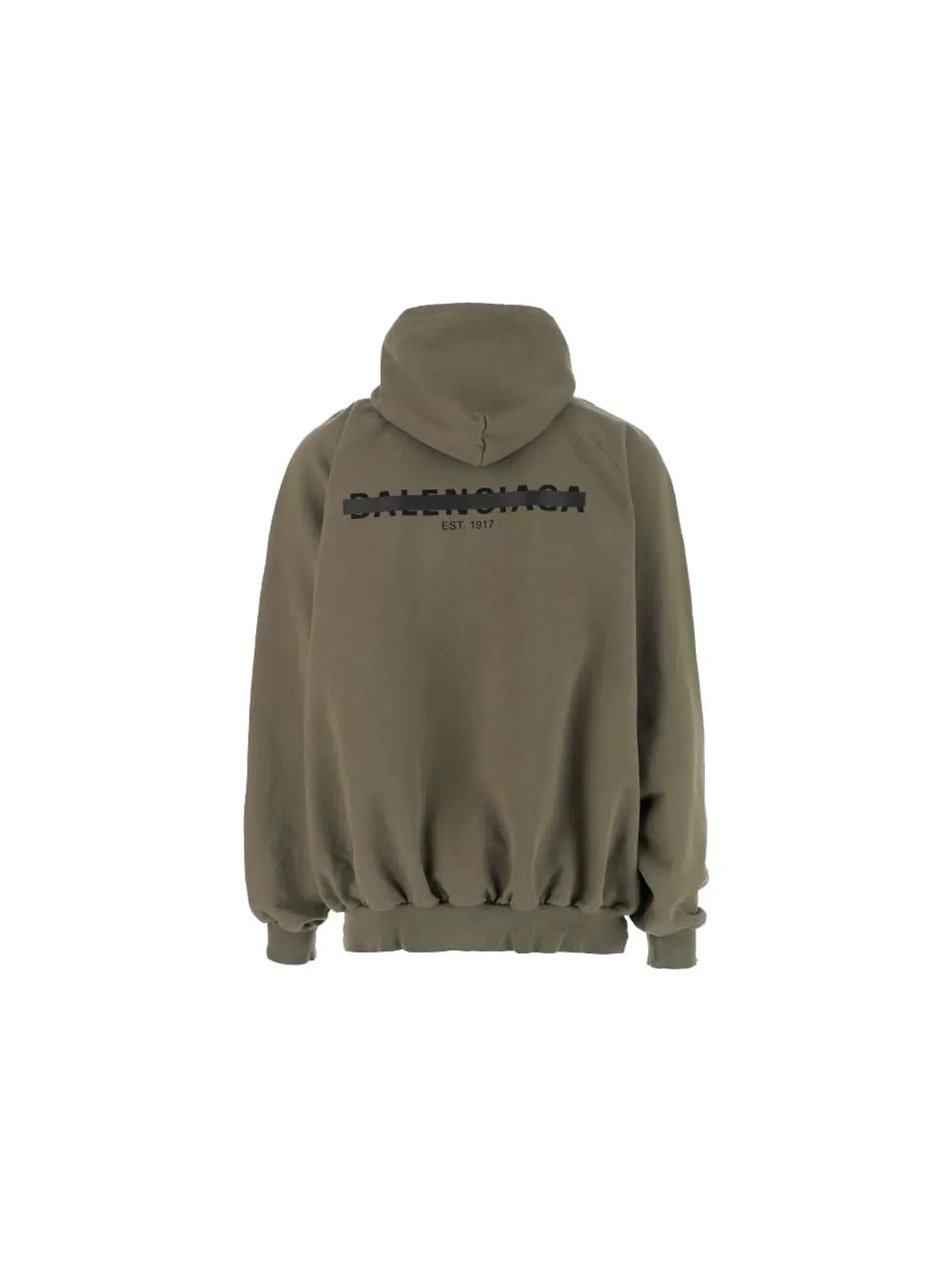 Мужская худи с капюшоном Hooded Balenciaga — изображение 2 из 3, хаки зеленый