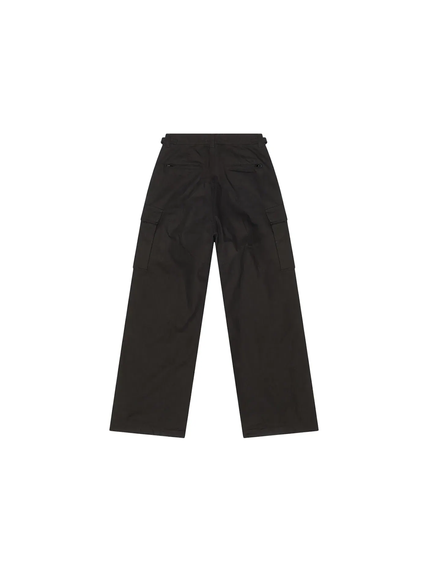 Мужские брюки карго из хлопка с рипстоп Pants Balenciaga — изображение 2 из 2, черный