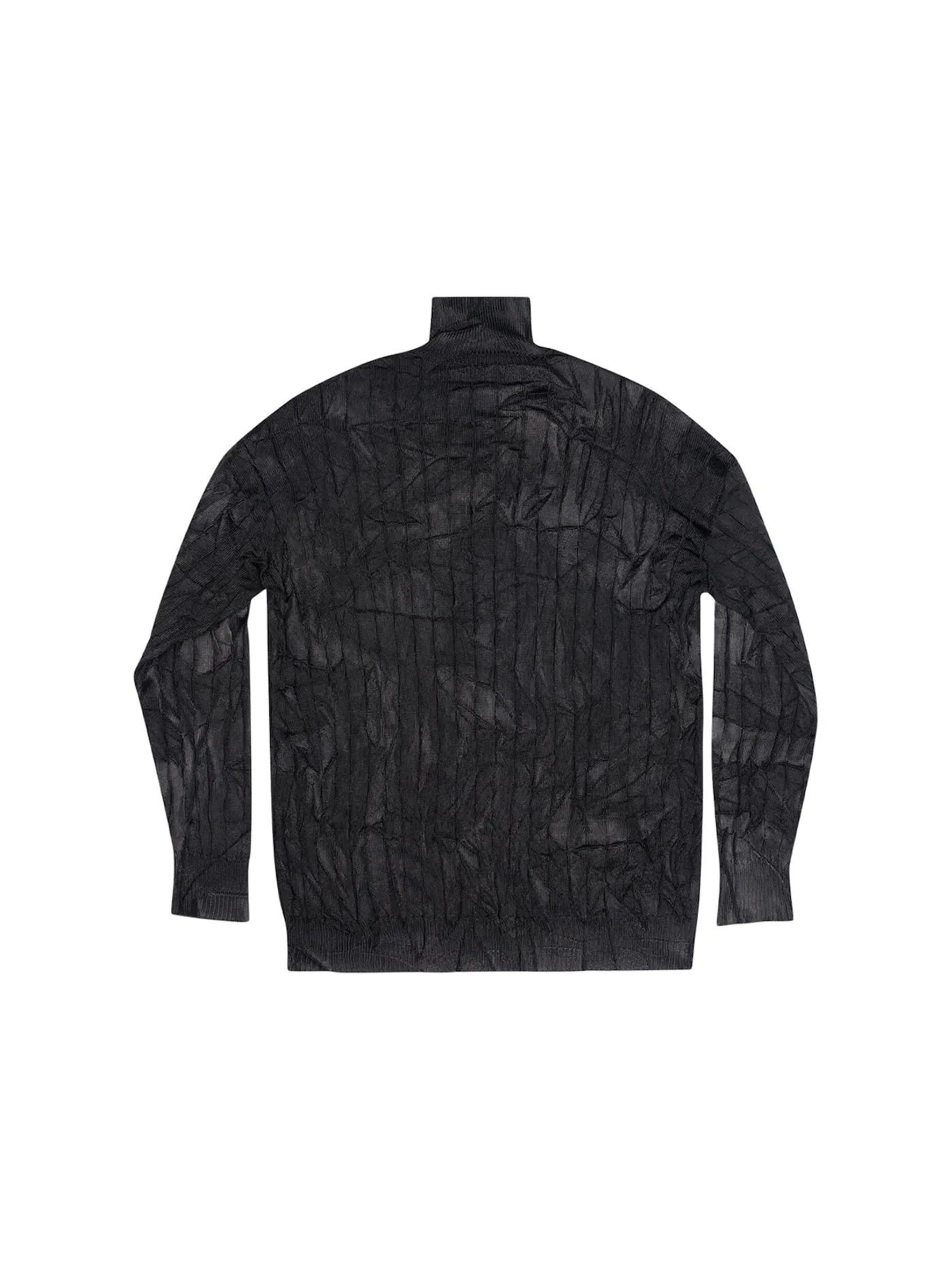 Женский свитер с высоким воротом Balenciaga Turtleneck — изображение 2 из 2, черный