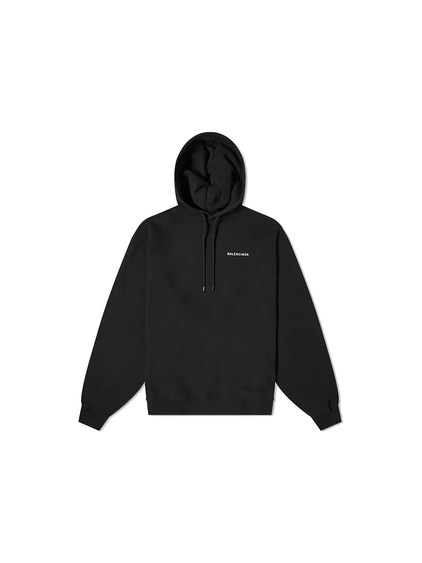 Унисекс худи Oversized Hoodie Balenciaga — изображение 1 из 2, черный