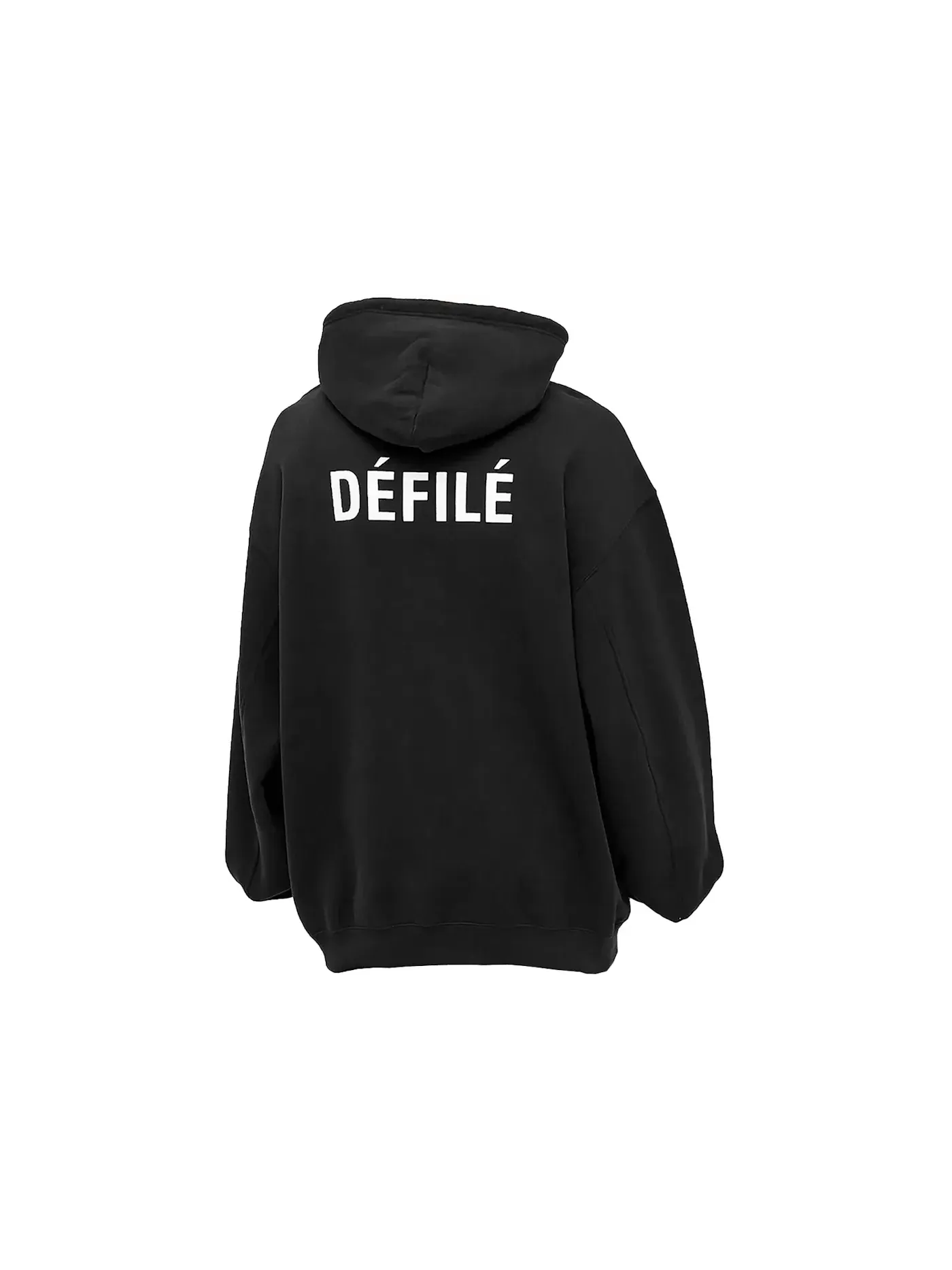 Унисекс худи Oversized Hoodie Balenciaga — изображение 2 из 2, черный