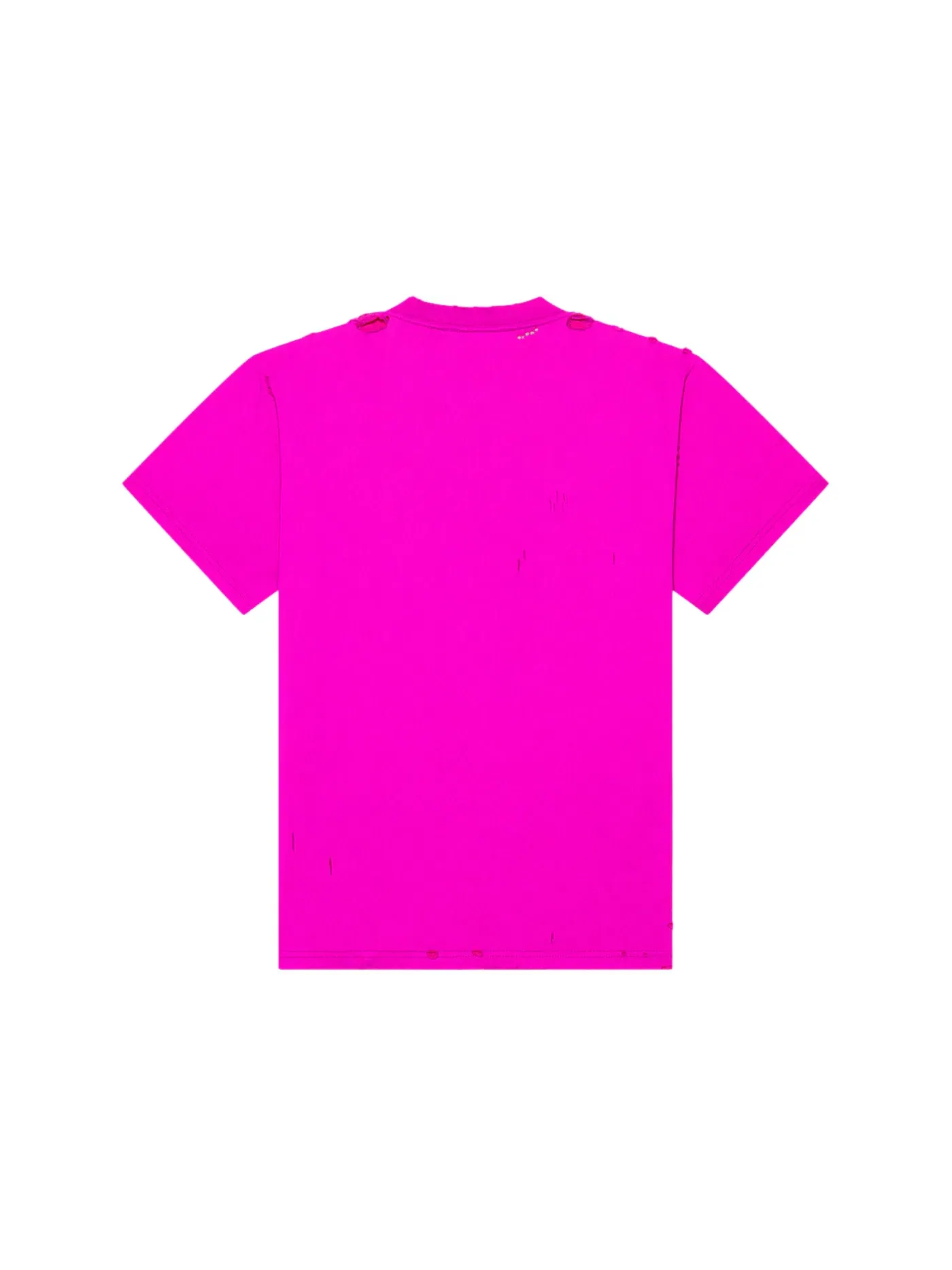Мужская футболка с принтом Distressed Small Fit This Is Not Logo T-Shirt Balenciaga — изображение 2 из 2, розовый черный