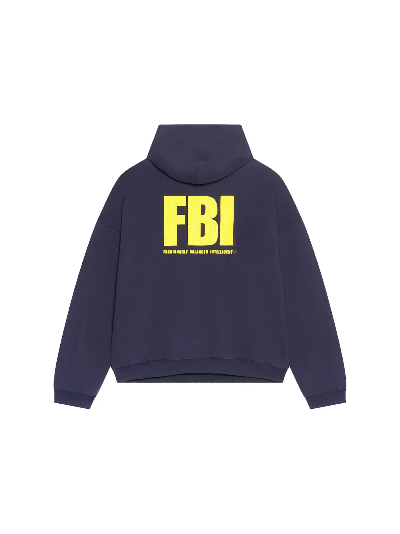 Мужской худи двусторонний с принтом FBI Year Of The Tiger Balenciaga — изображение 2 из 2