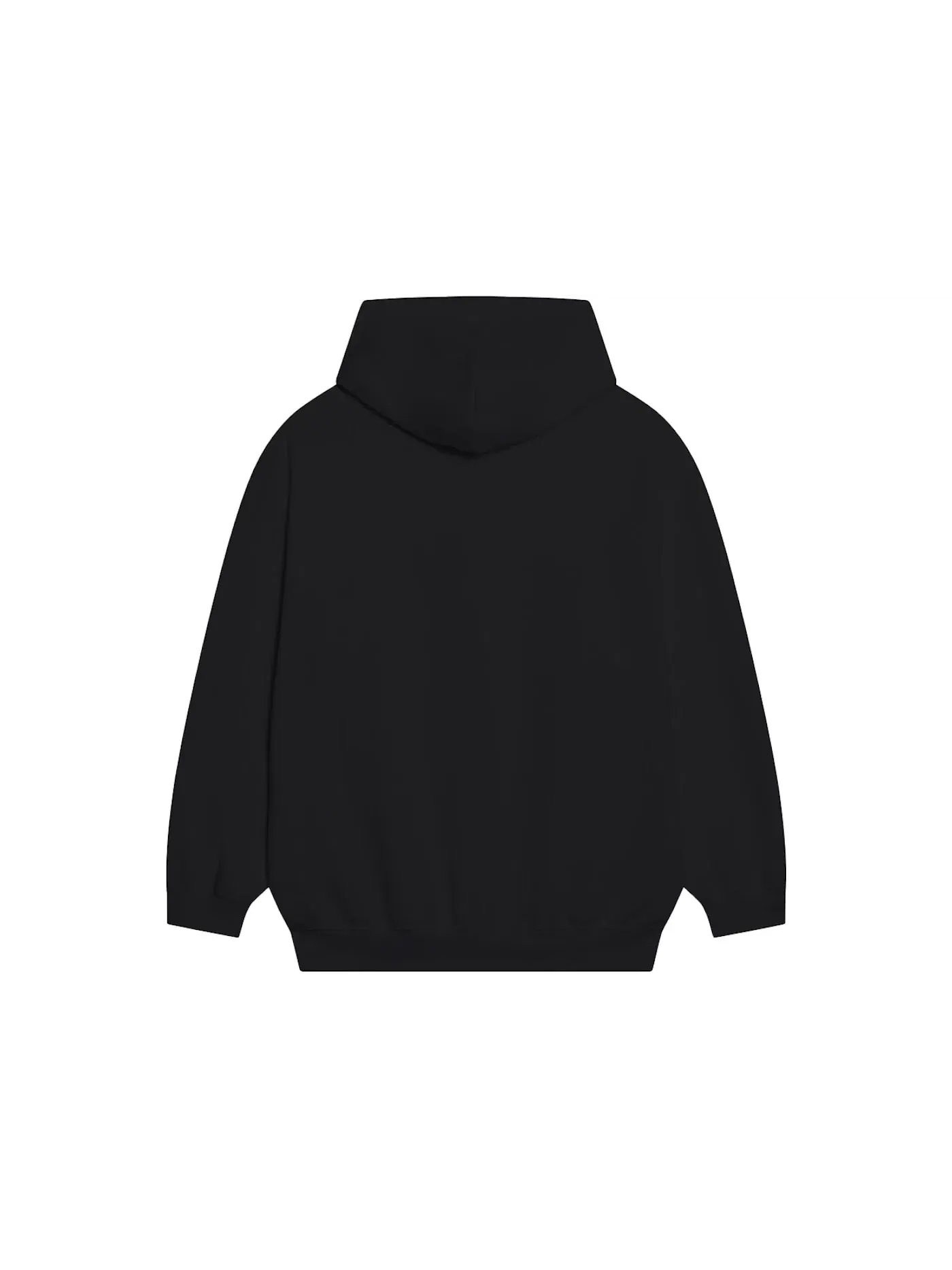 Мужской худи с принтом Languages Medium Fit Balenciaga — изображение 2 из 3, черный мульти