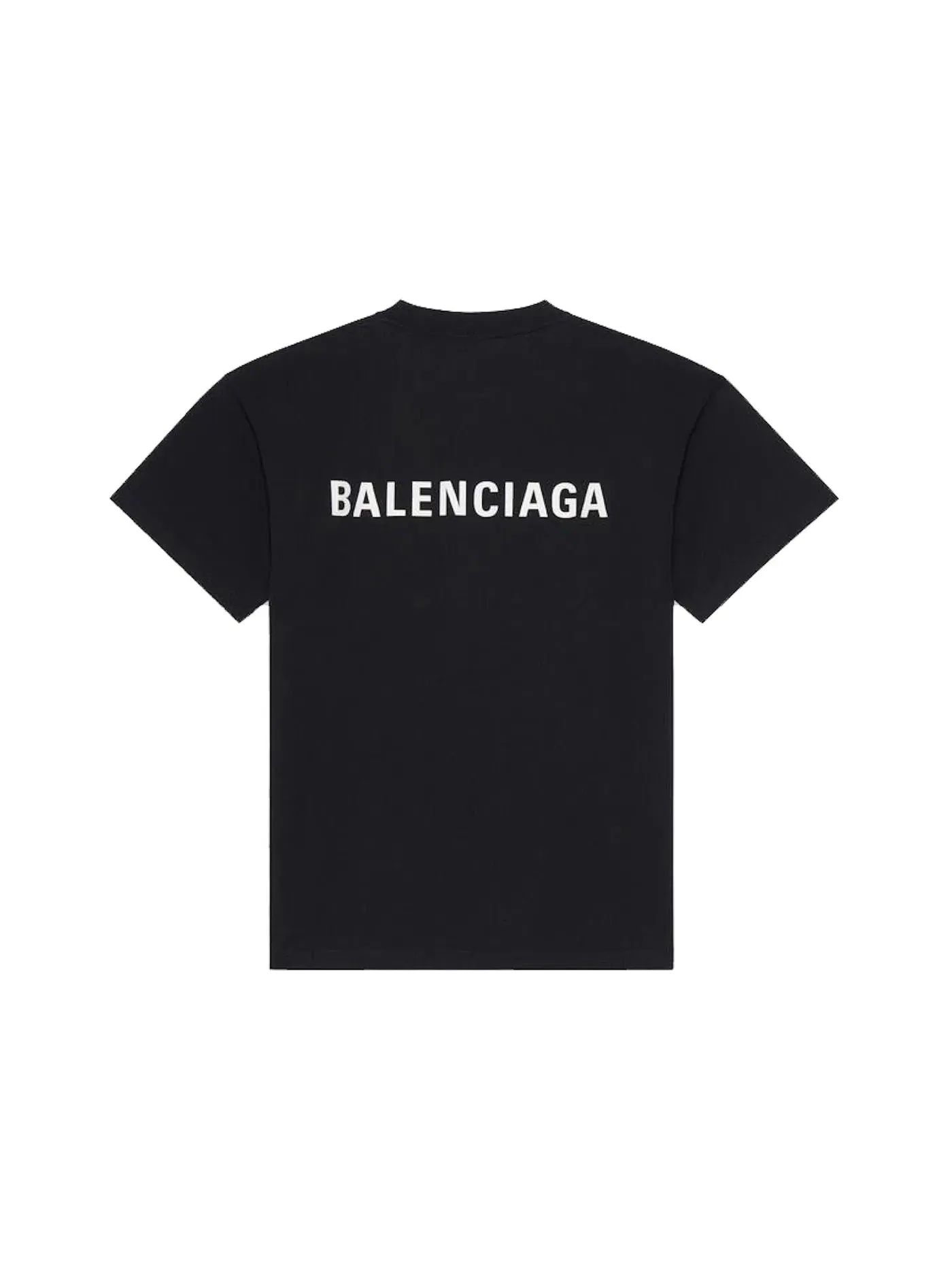 Женская футболка свободного кроя Balenciaga — изображение 2 из 2, черный