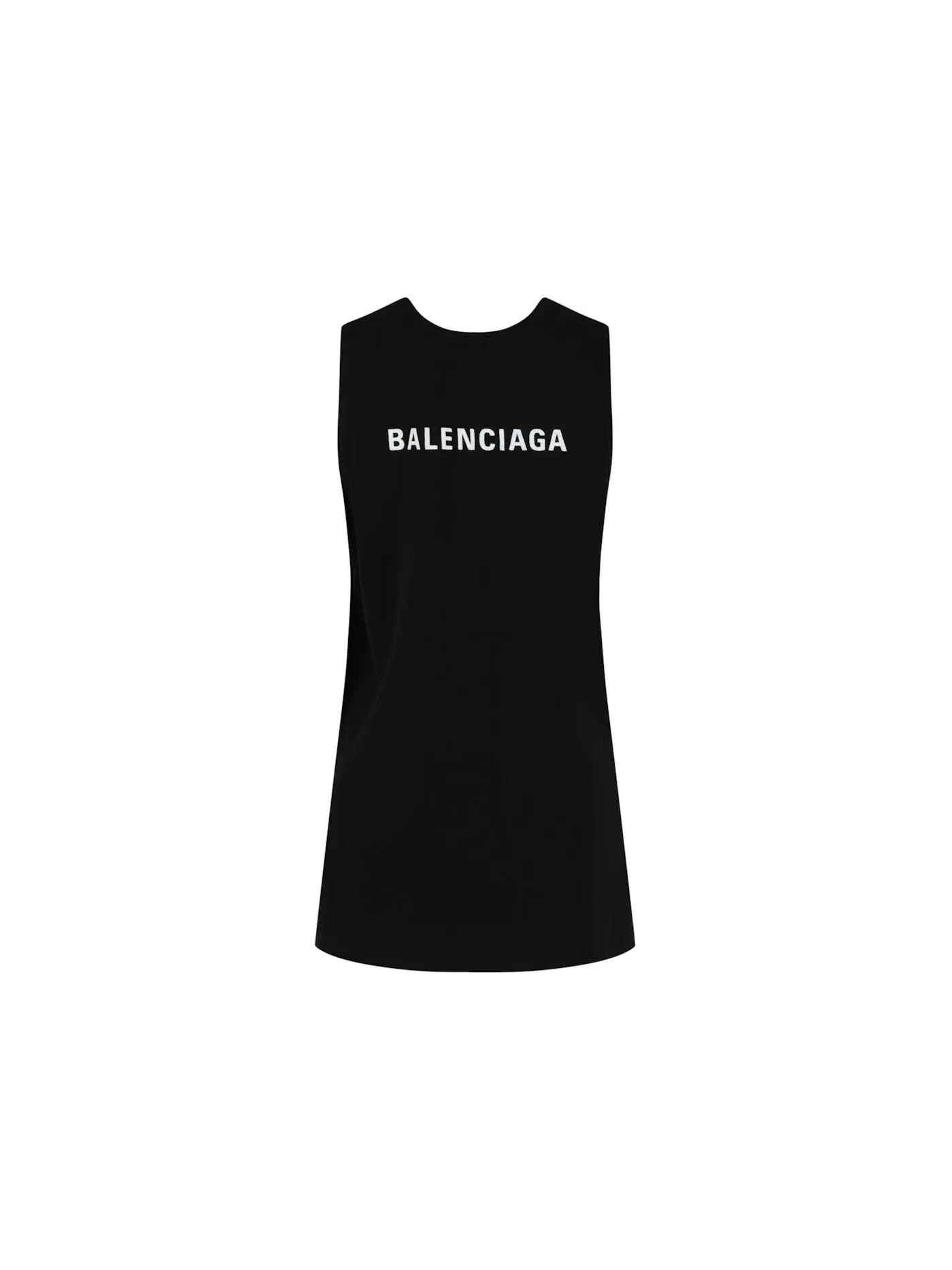 Женский топ без рукавов Tank Top Balenciaga — изображение 2 из 3, белый