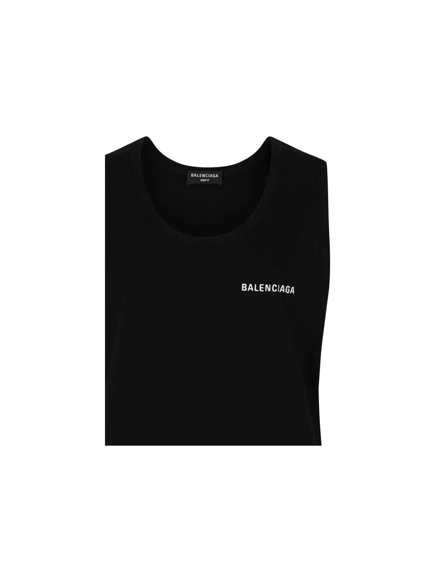 Женский топ без рукавов Tank Top Balenciaga — изображение 3 из 3, белый